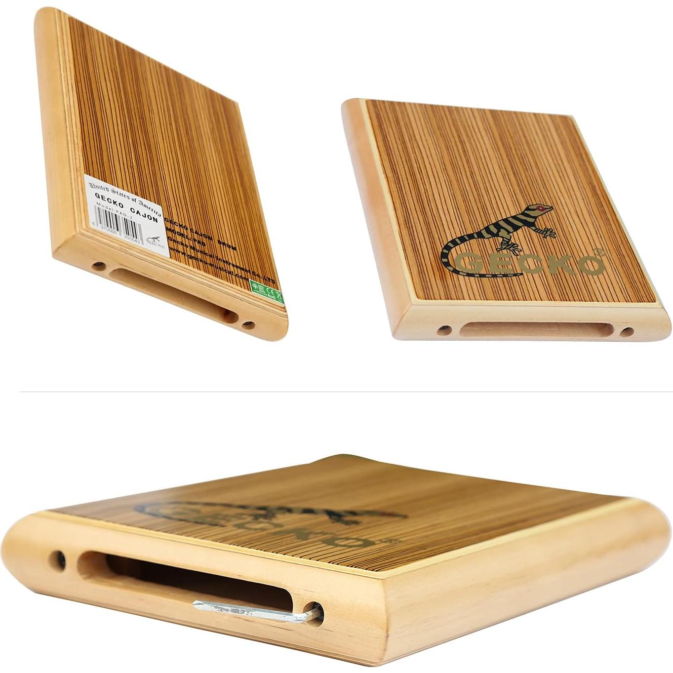 Cajón de Viaje GECKO de Madera Zebra Compacto 1.24 kg