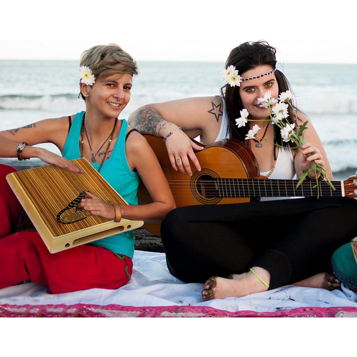 Cajón de Viaje GECKO de Madera Zebra Compacto 1.24 kg