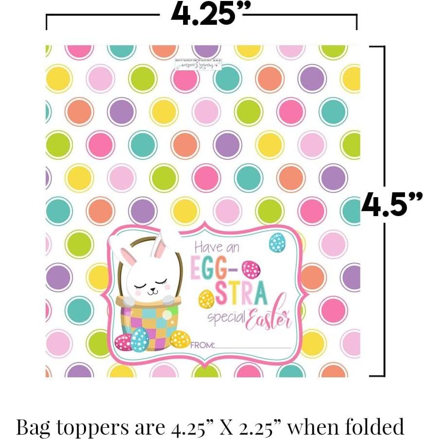 Toppers de Bolsa de Pascua Amanda Creation - Set de 20 Unidades