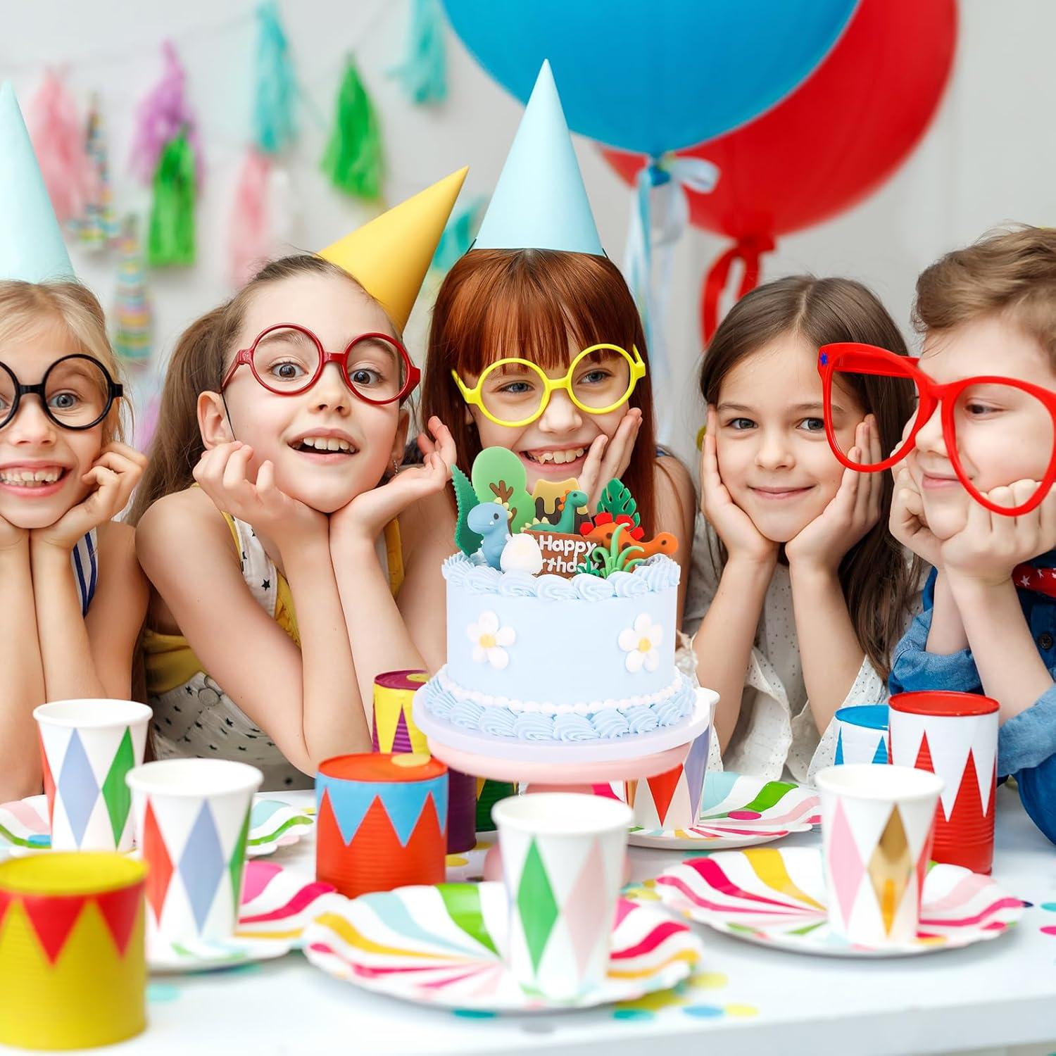 21 Piezas Decoraciones de Pastel Dinosaurio SAYHALO PVC