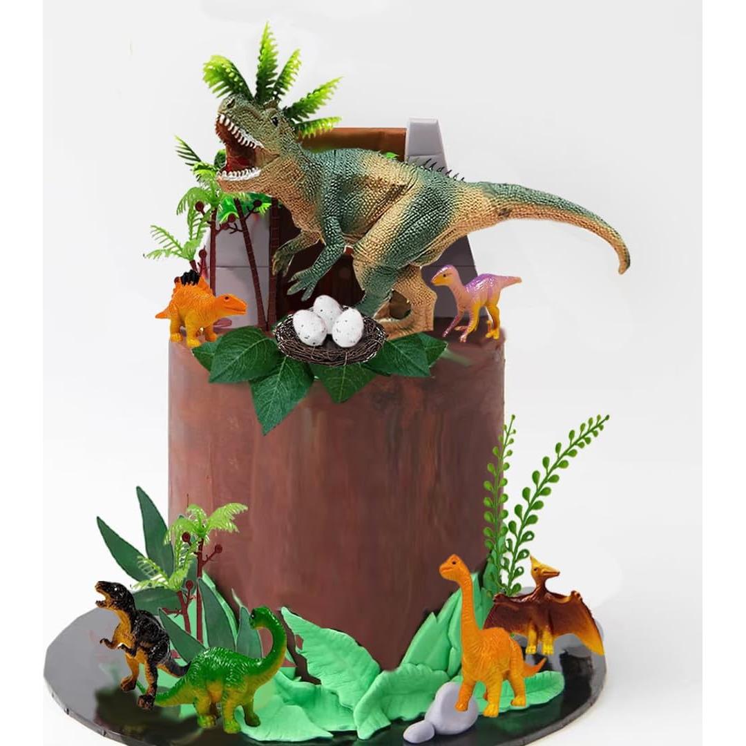 Decoraciones de Pastel de Dinosaurio DiDida - Set Completo