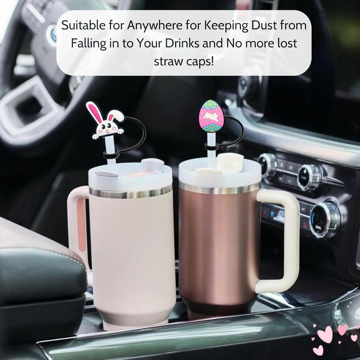 5 Tapas de Paja de Pascua Bimoha para Taza Stanley 30-40oz