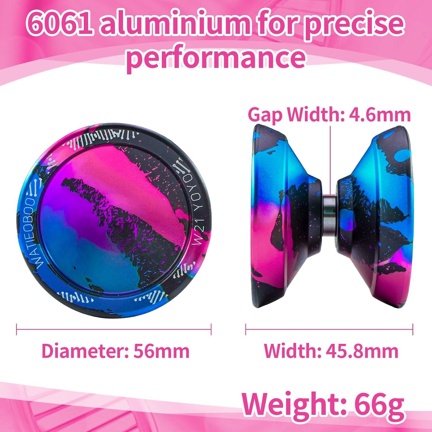 Yoyo WATIEOBOO R8 Profesional de Metal con Accesorios