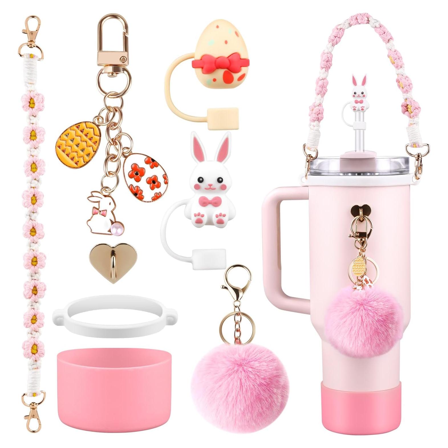 Juego de Accesorios de Pascua RONGFY para Stanley Cup 8 Pcs