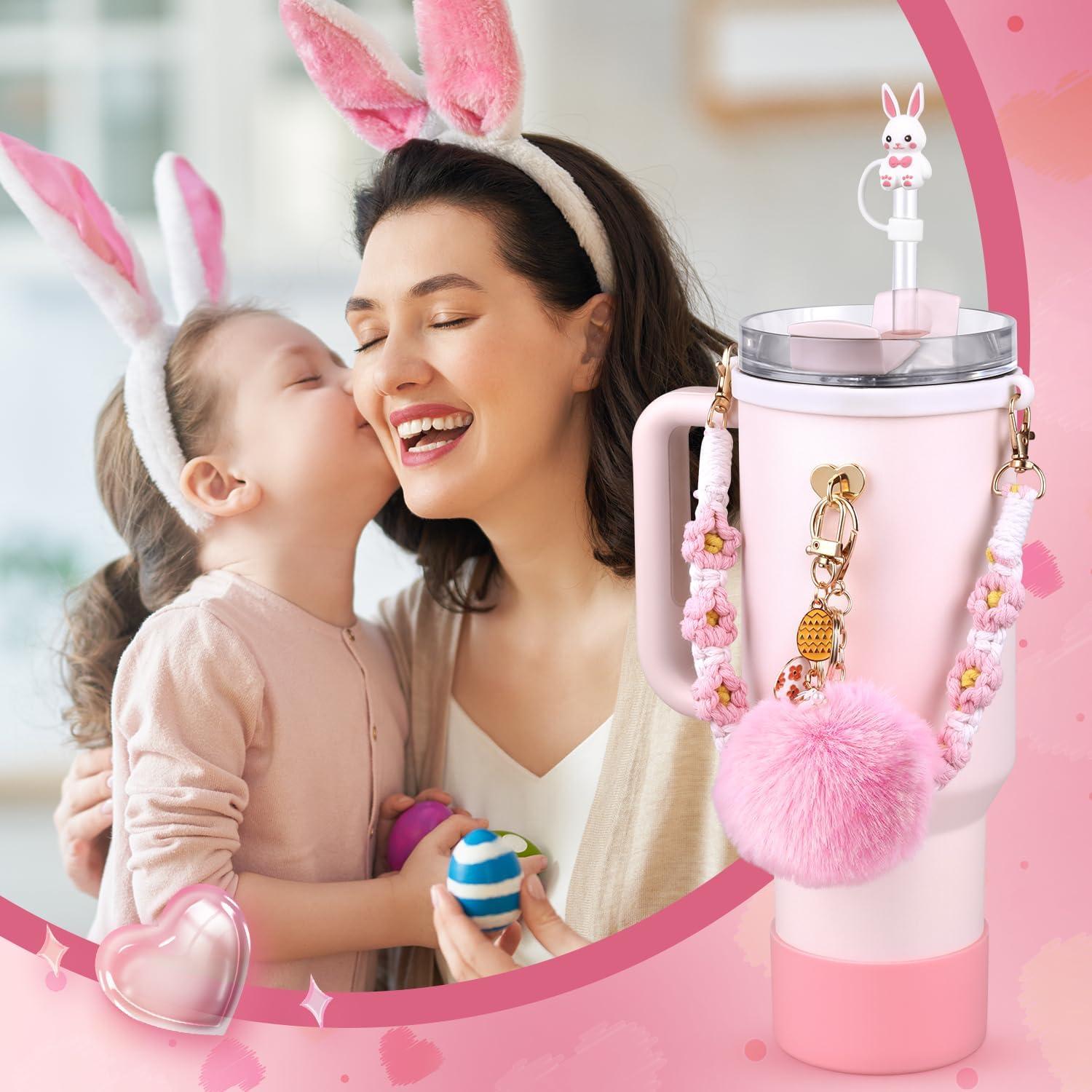 Juego de Accesorios de Pascua RONGFY para Stanley Cup 8 Pcs