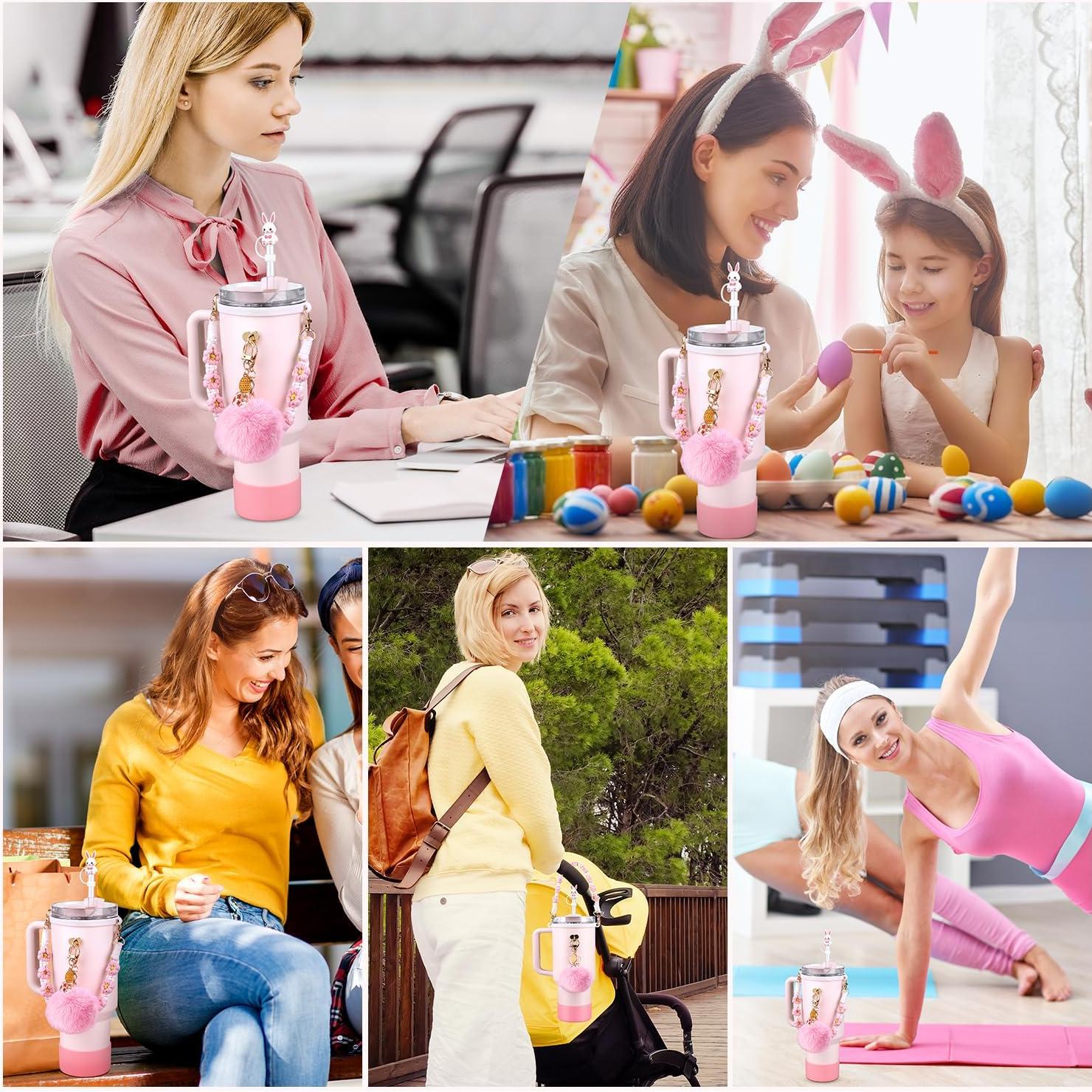 Juego de Accesorios de Pascua RONGFY para Stanley Cup 8 Pcs