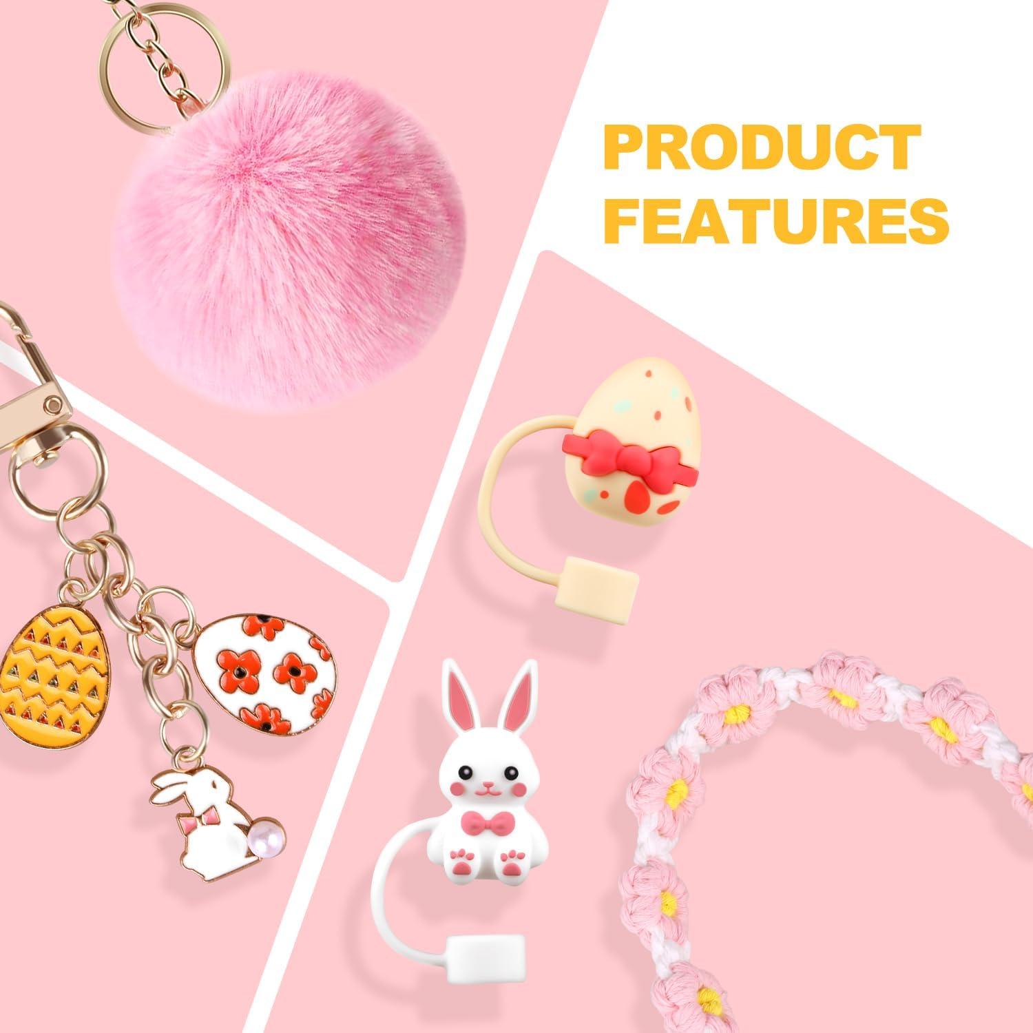 Juego de Accesorios de Pascua RONGFY para Stanley Cup 8 Pcs