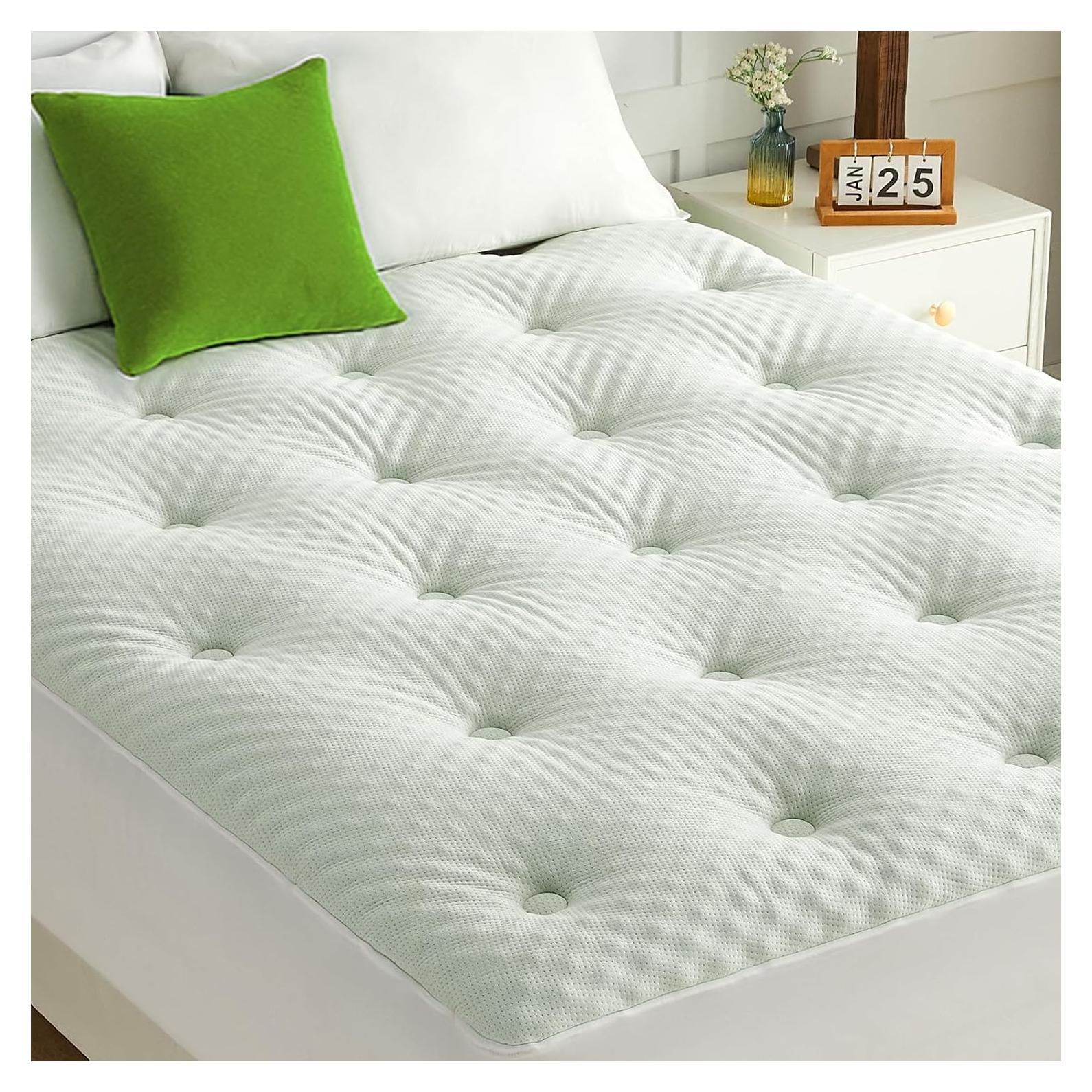 Cubierta de Colchón RV King QUIETSEA Espuma de Memoria Impermeable