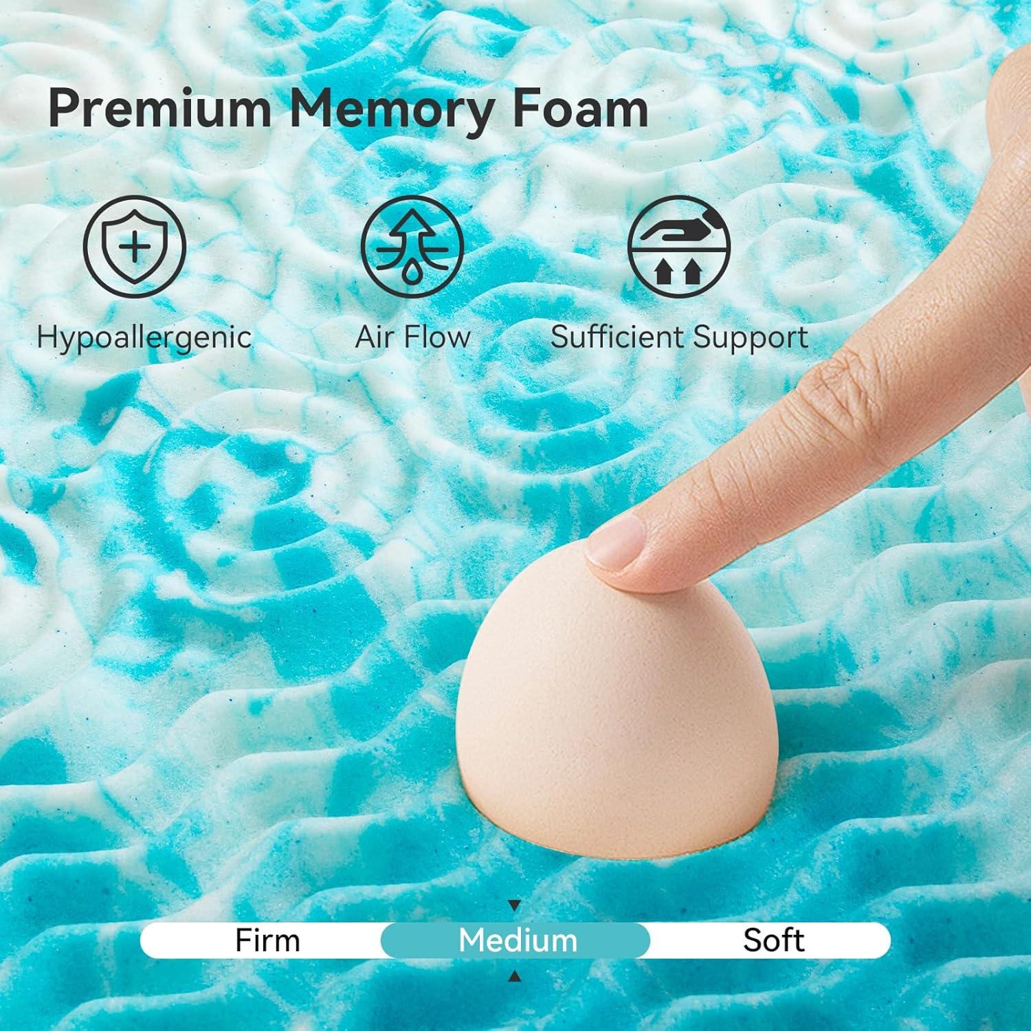 Colchón Acolchado AMICLIBER Queen 5 Zonas Espuma con Memoria