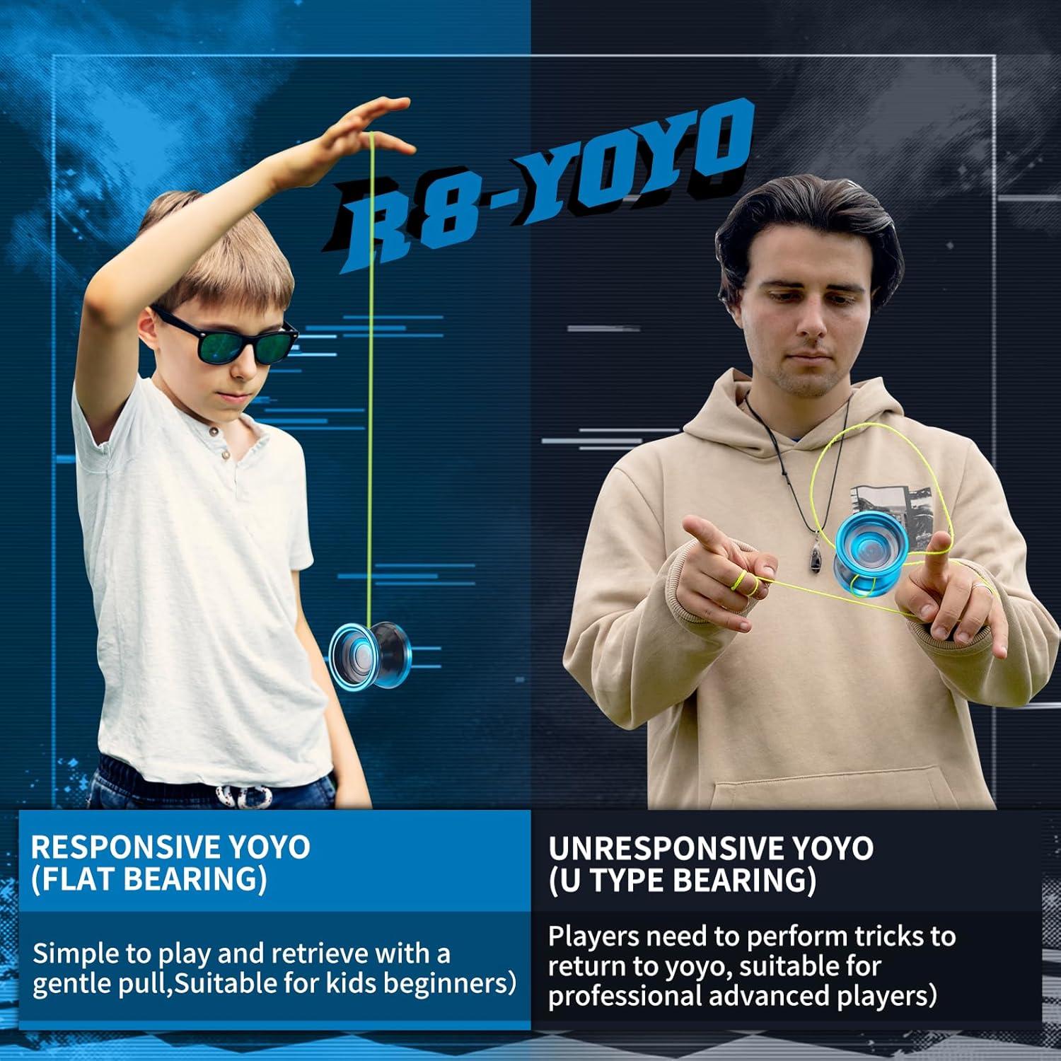 Yoyo WATIEOBOO R8 Responsivo y No Responsivo 9cm