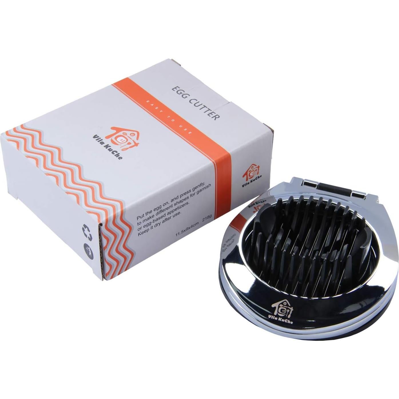 Cortador de Huevos Vila KuChe de Acero Inoxidable 2 en 1