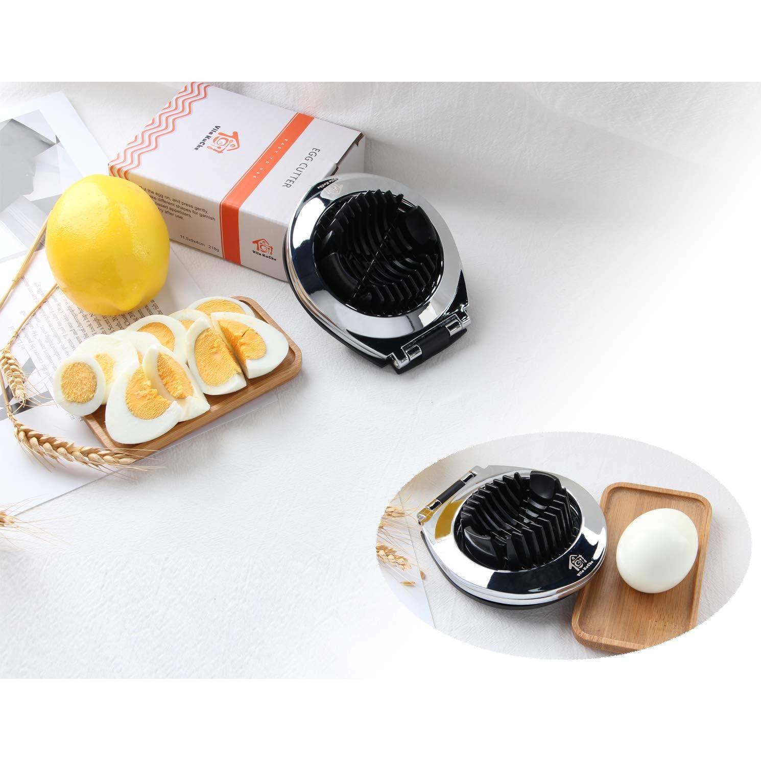 Cortador de Huevos Vila KuChe de Acero Inoxidable 2 en 1