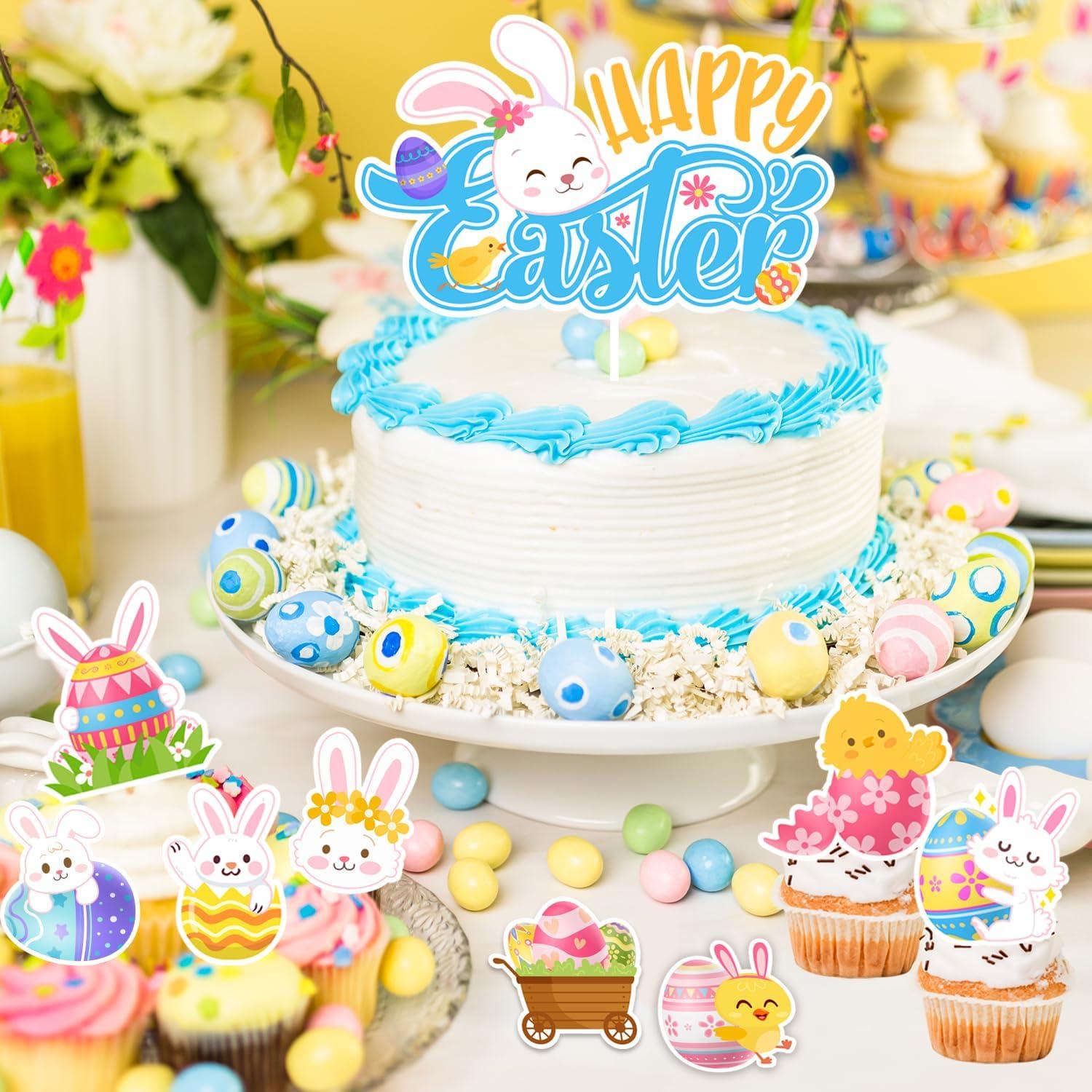 25 Piezas Decoraciones de Pastel de Pascua Fruitful Jewelry