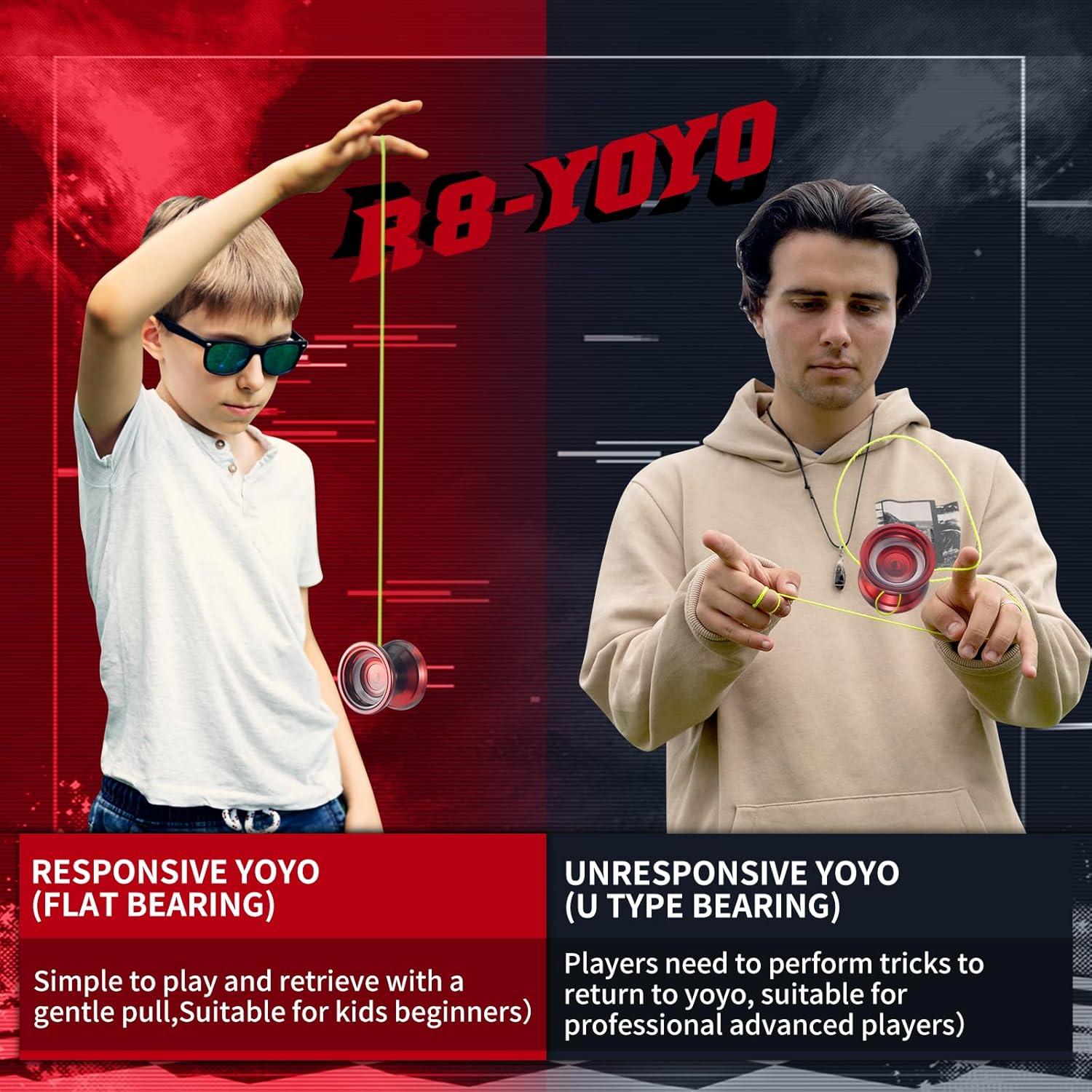 Yoyo WATIEOBOO R8 Responsivo y No Responsivo 9cm