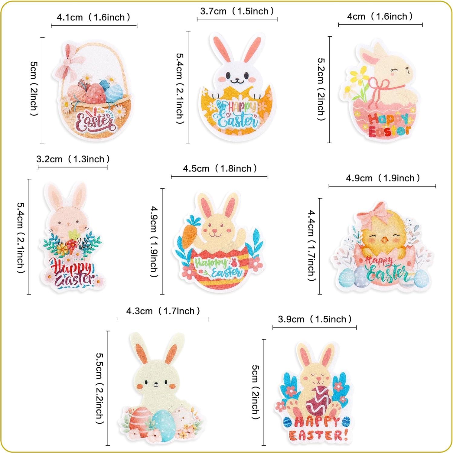 56 Decoraciones Comestibles para Cupcakes Giga Gud - Pascua