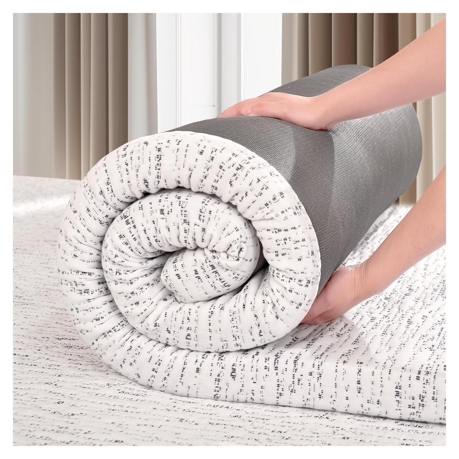 Colchón Topper SyMax Reina 5 cm Espuma Viscoelástica con Gel