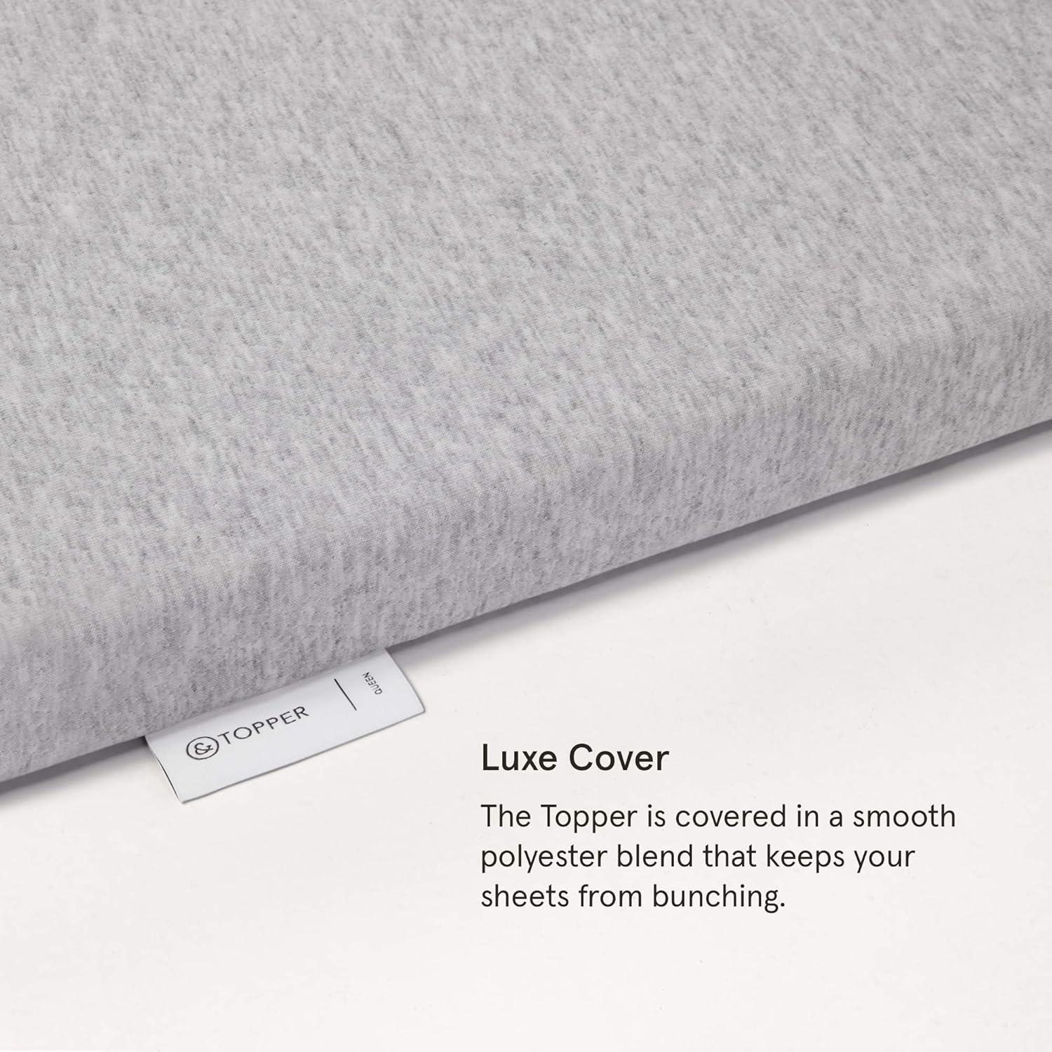 Cubierta de colchón Tuft & Needle 2" espuma completa gris