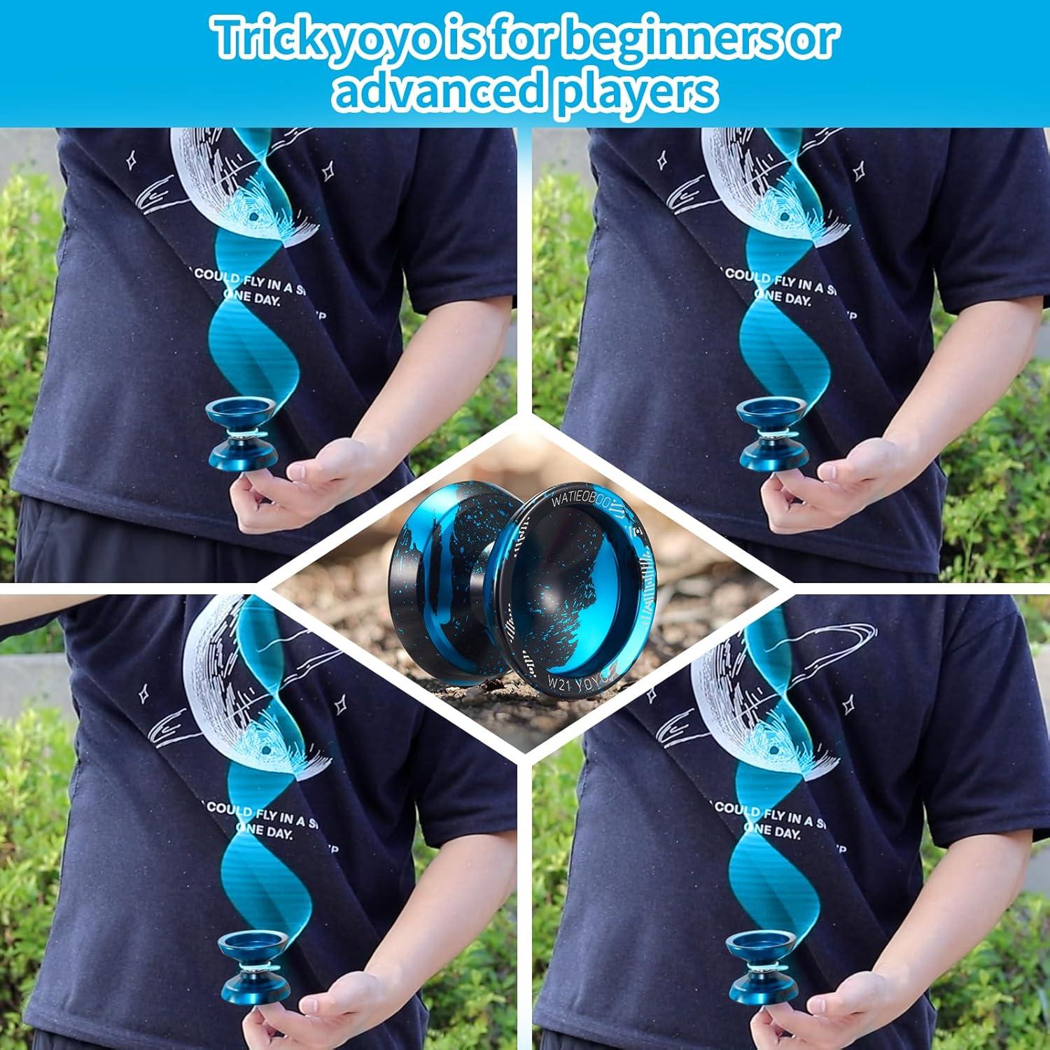 Yoyo WATIEOBOO R8 Profesional de Metal con Accesorios