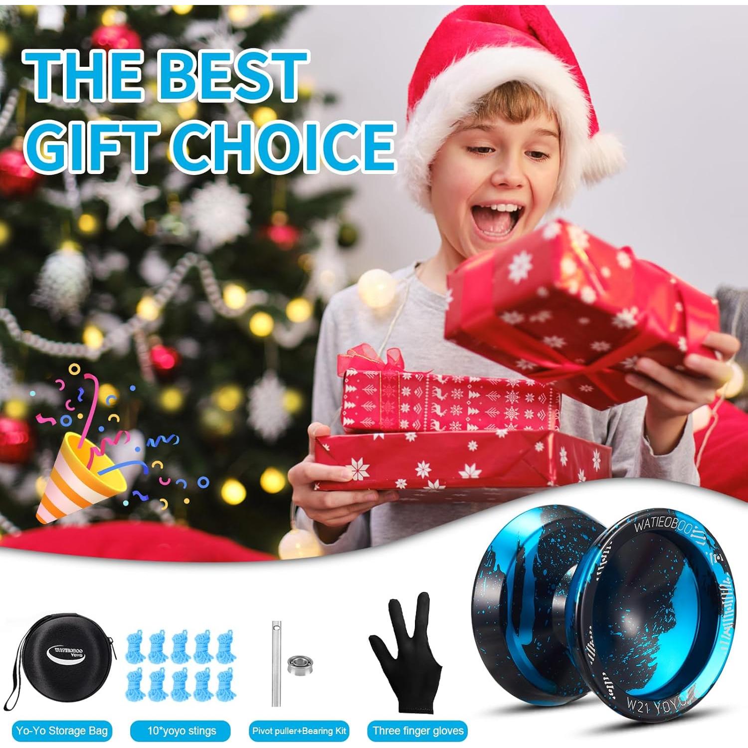 Yoyo WATIEOBOO R8 Profesional de Metal con Accesorios