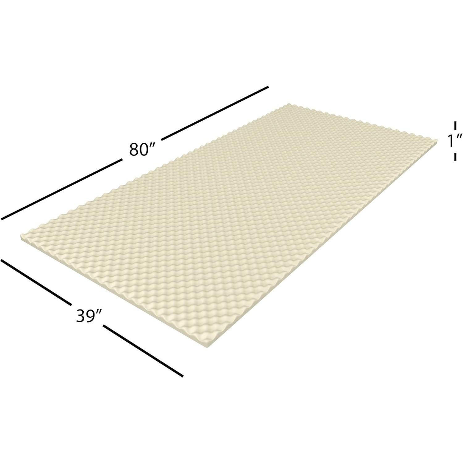 Cubierta de colchón tipo huevo Twin XL Everyday Home Blanco