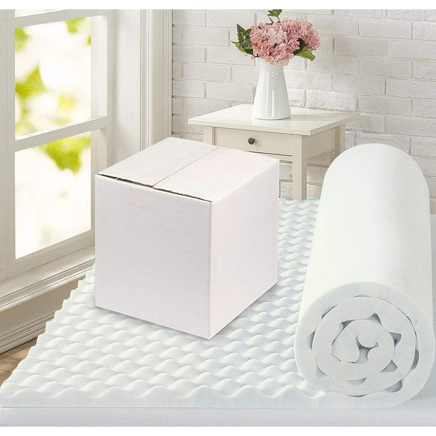 Topper de Colchón Nutan 3 Pulgadas Espuma Convoluta Individual