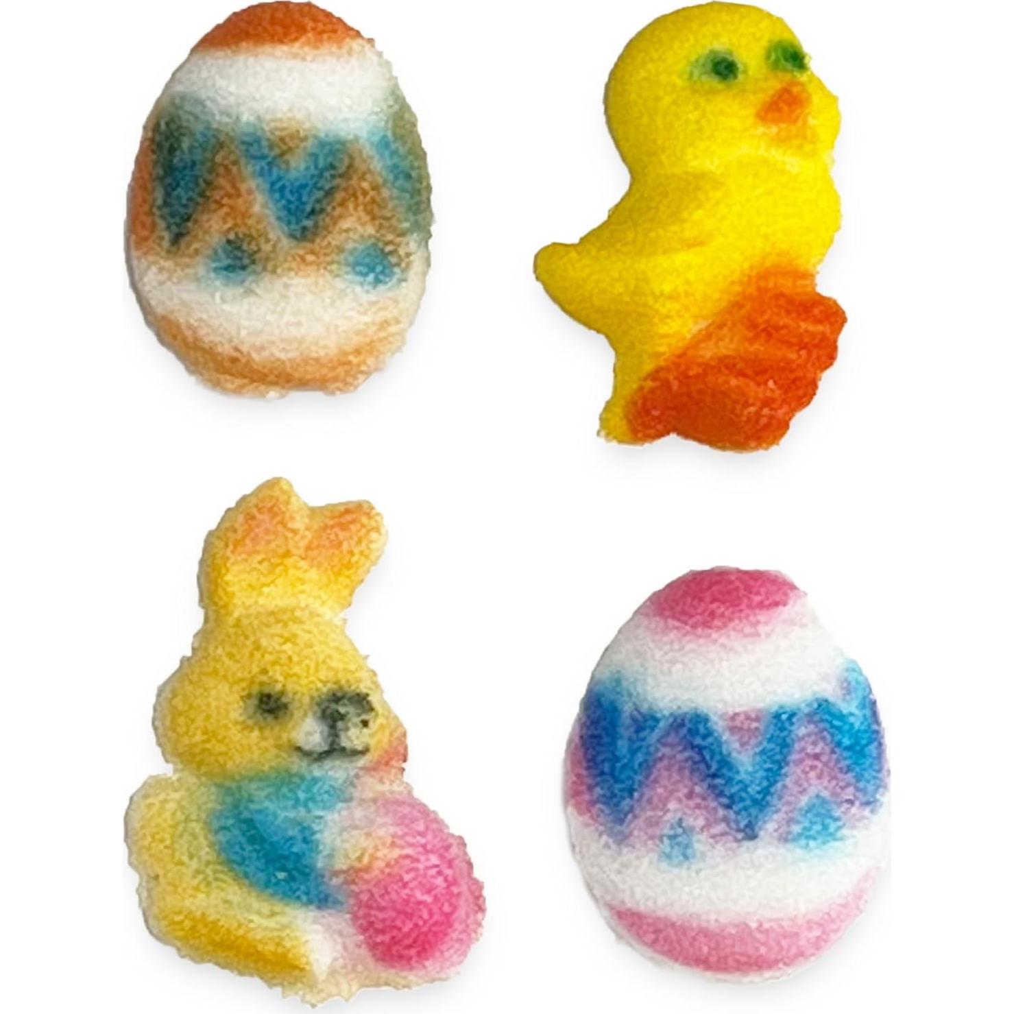 Decoraciones Comestibles de Azúcar para Pascua - 24 Piezas