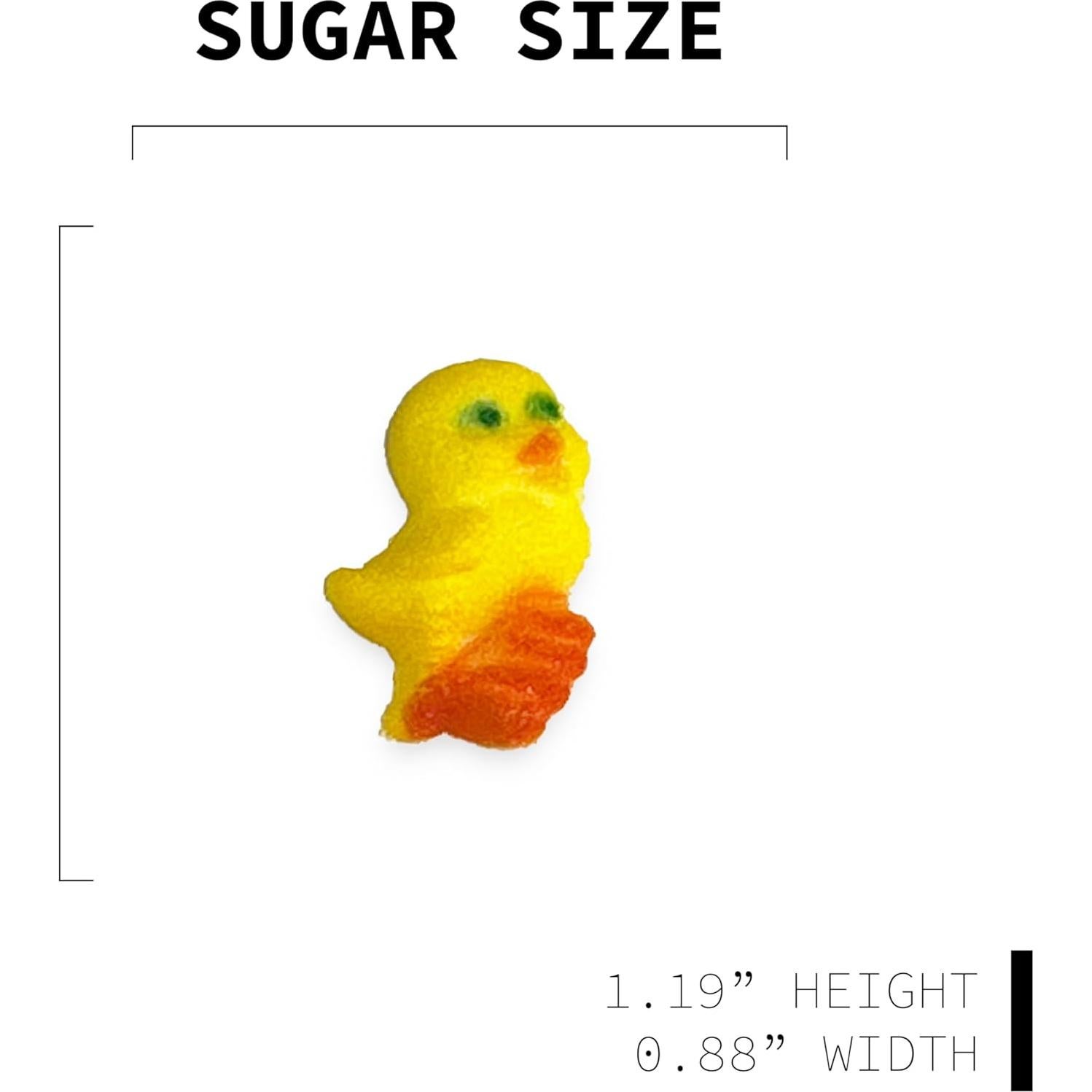 Decoraciones Comestibles de Azúcar para Pascua - 24 Piezas