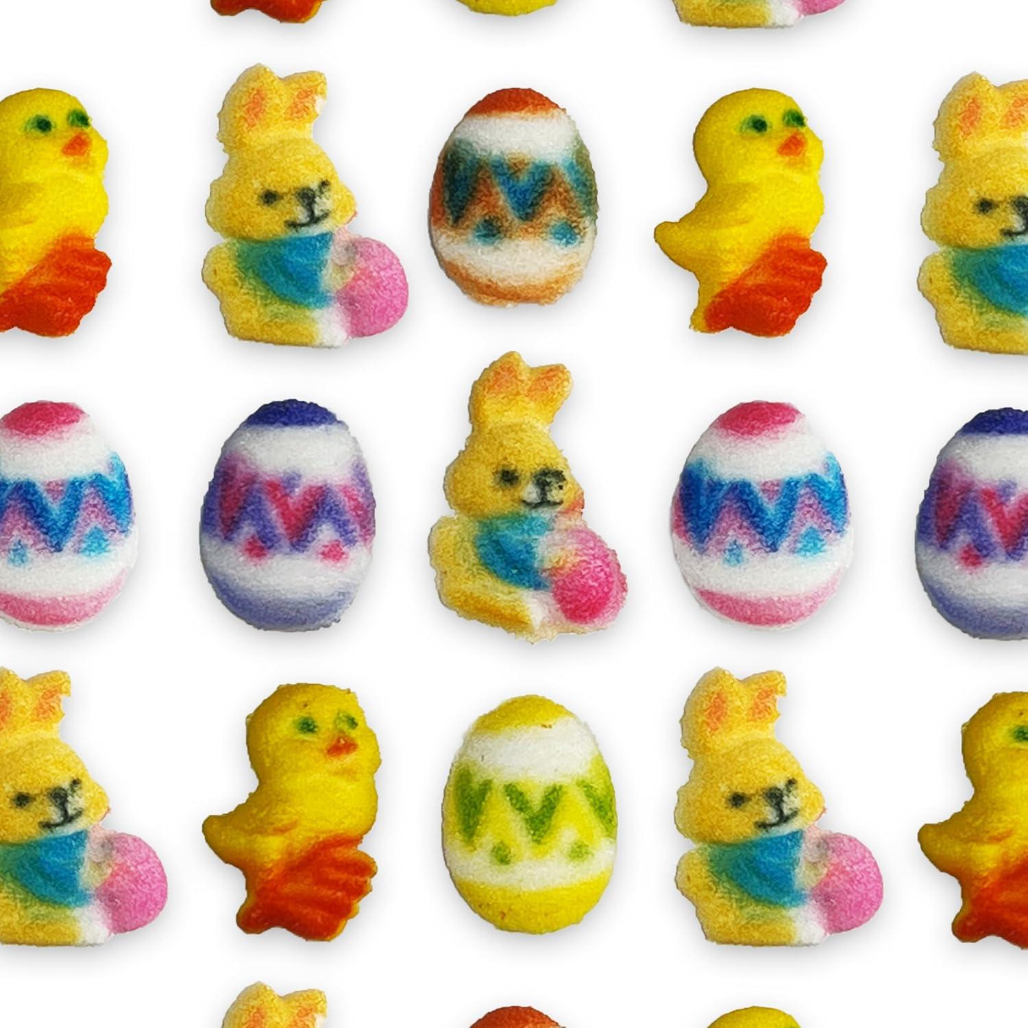 Decoraciones Comestibles de Azúcar para Pascua - 24 Piezas