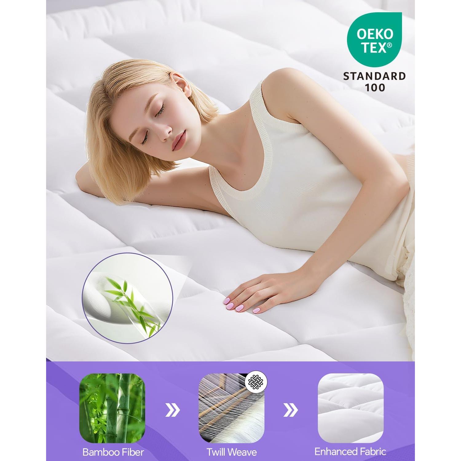 Colchón Topper Reina ChiXpace Espuma Viscoelástica 10 cm