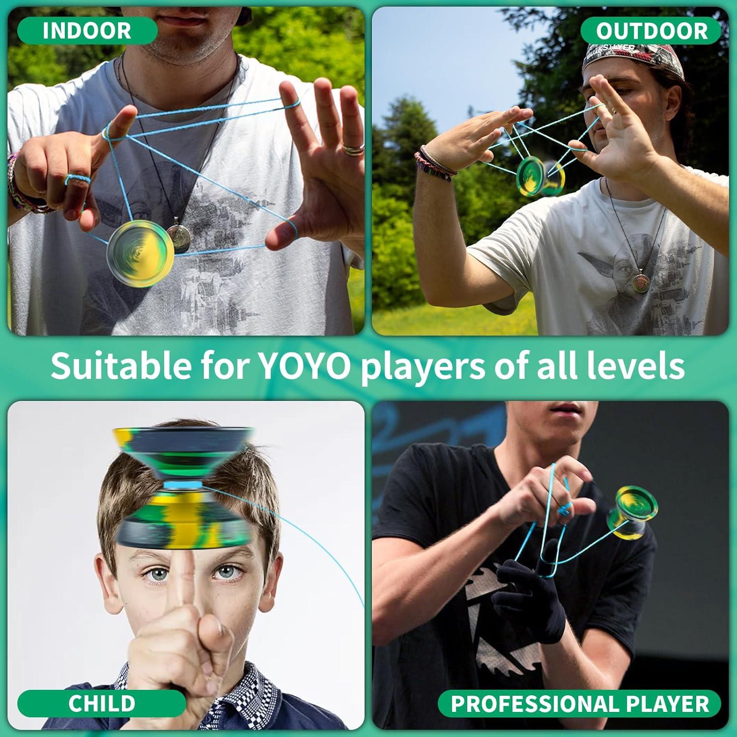 Yoyo WATIEOBOO W21 Profesional de Metal con Accesorios