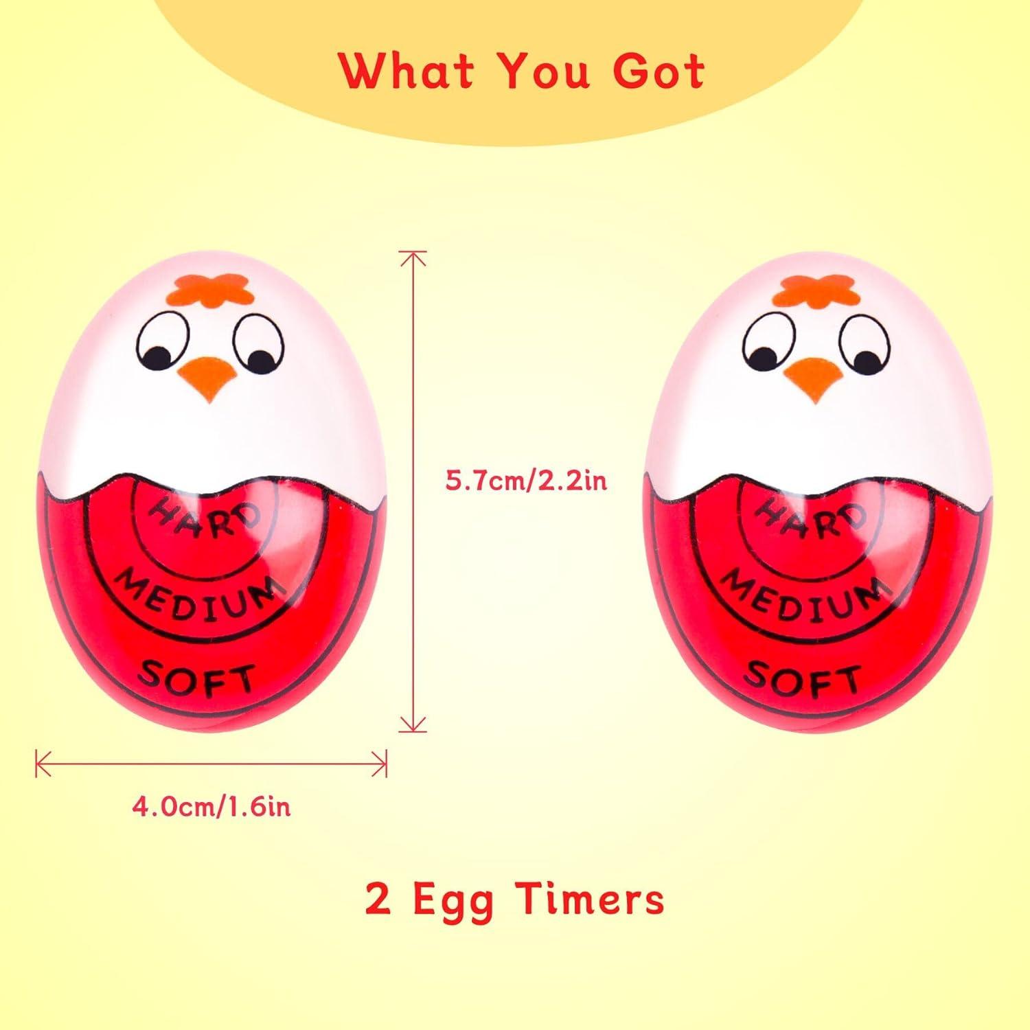 Temporizadores de Huevos SEVENKA - 2 Piezas, Color Sensible