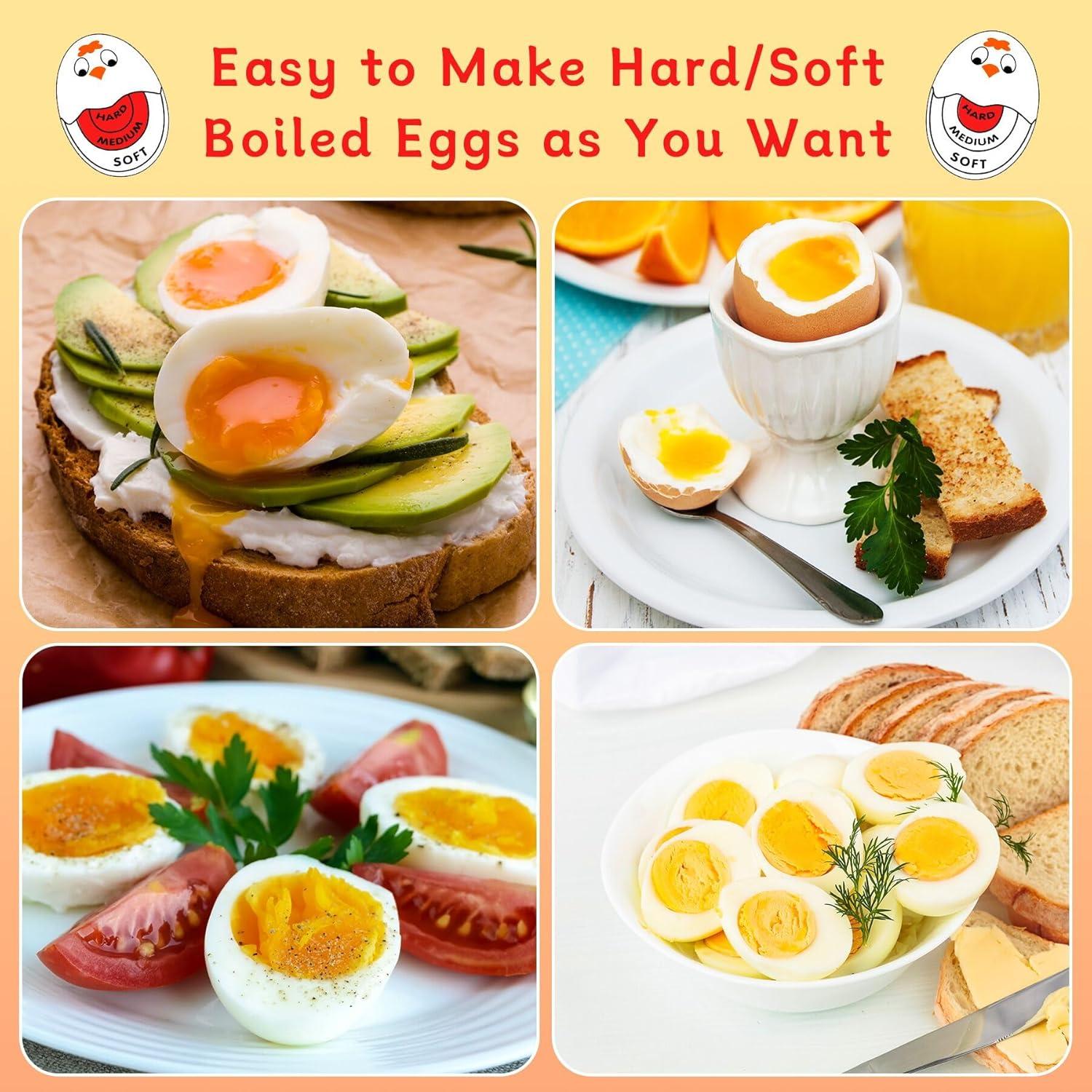 Temporizadores de Huevos SEVENKA - 2 Piezas, Color Sensible