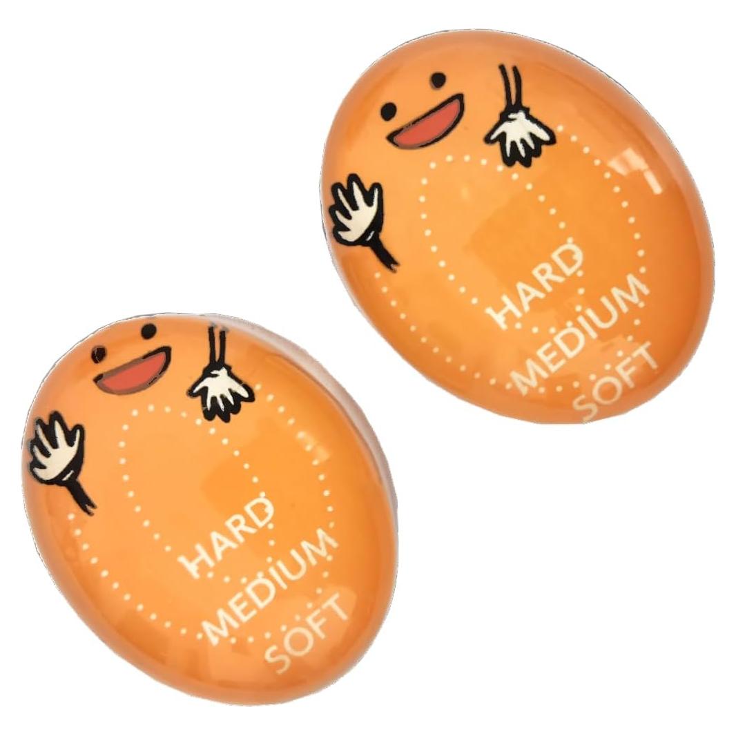 Temporizador de Huevos Cocidos Genérico - Color Naranja - 2 Piezas