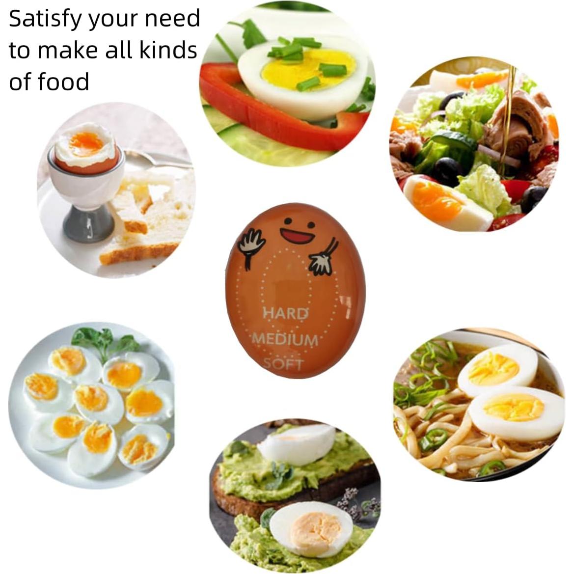 Temporizador de Huevos Cocidos Genérico - Color Naranja - 2 Piezas