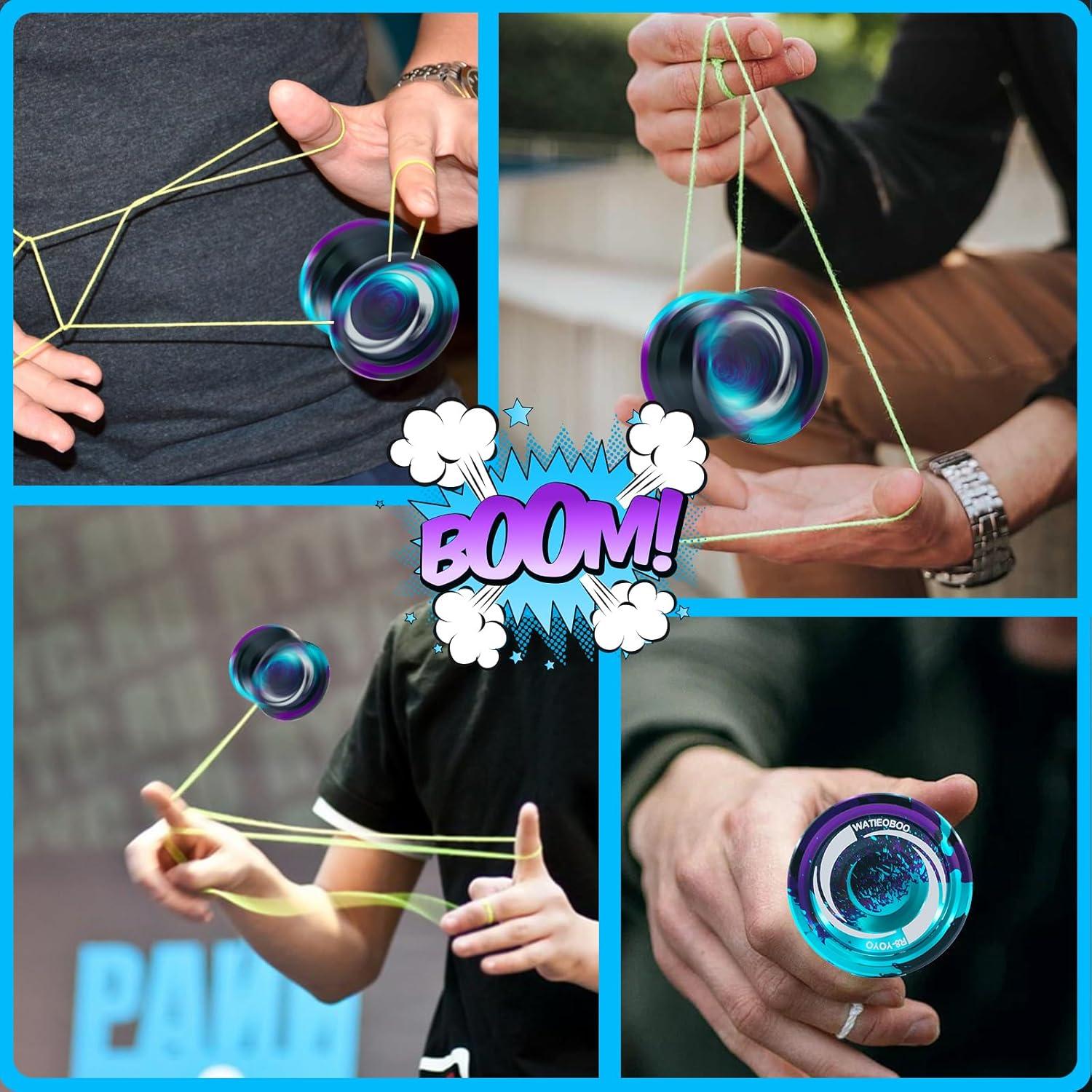 Yoyo WATIEOBOO R8 Profesional de Metal con Accesorios