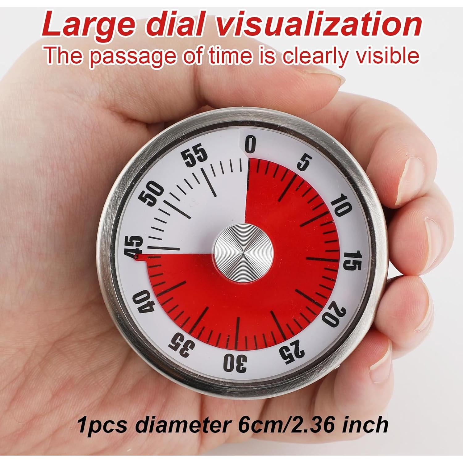 Temporizador de Cocina Mecánico BOXOB Multicolor 6cm