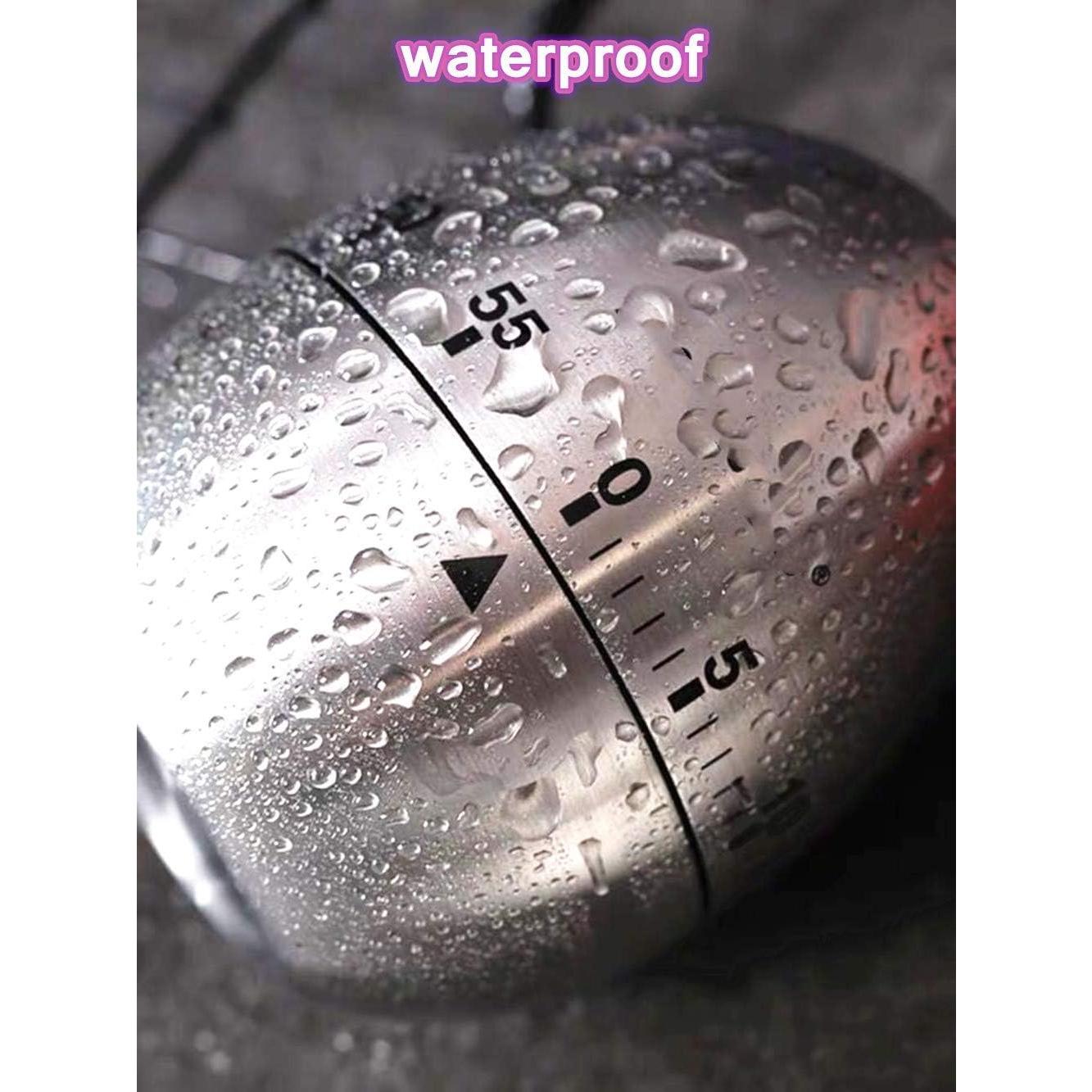 Temporizador de huevo mecánico RBRSLALA 60 min Acero Inoxidable Plata