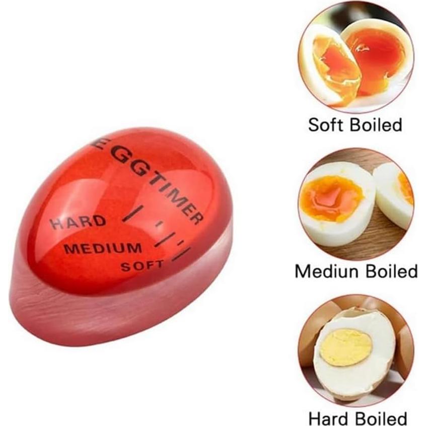 Paquete de 2 Temporizadores de Huevo Genérico Rojo 56mm