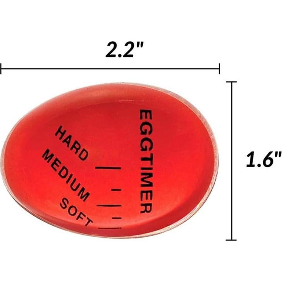 Paquete de 2 Temporizadores de Huevo Genérico Rojo 56mm