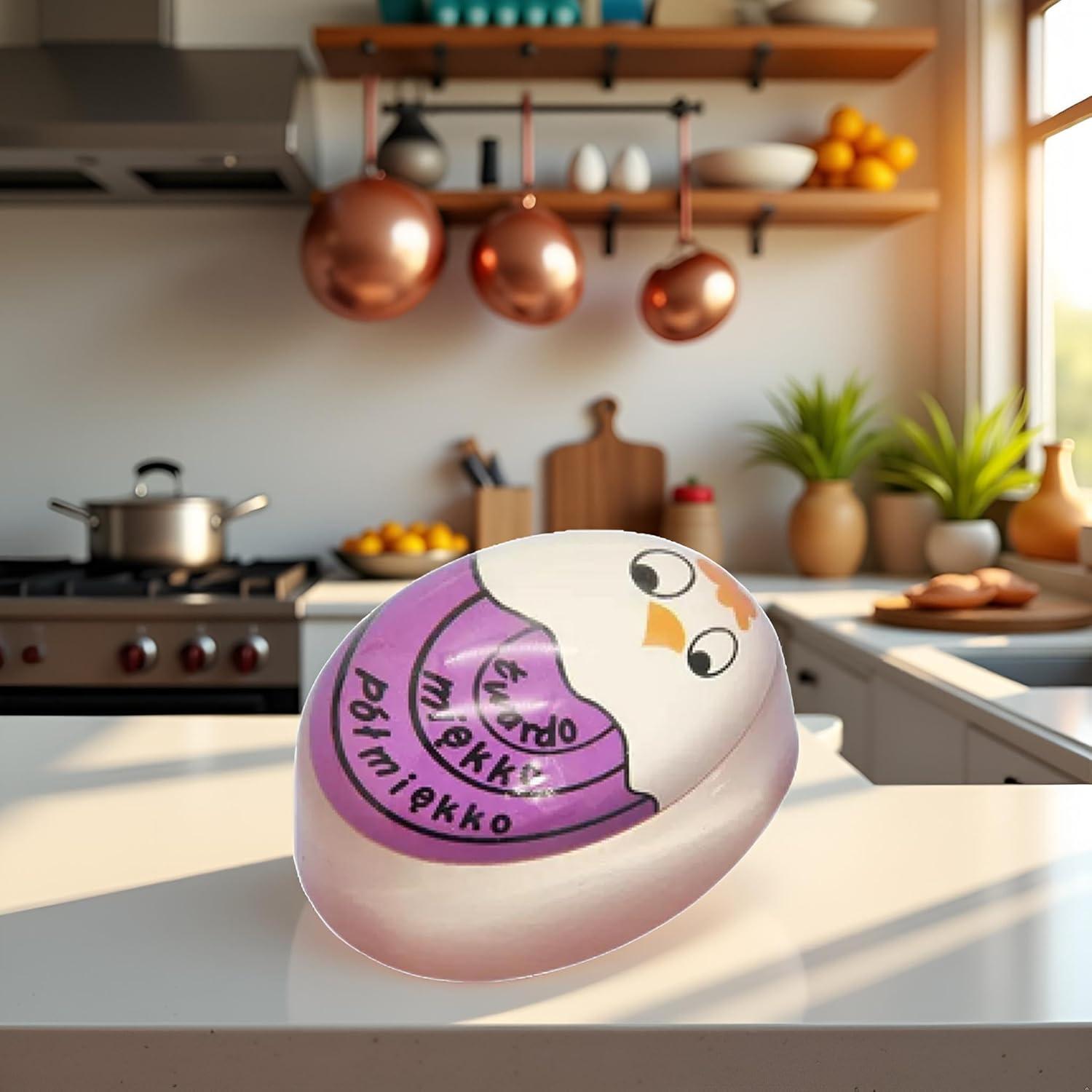 Temporizador de Cocina Jowxsx Púrpura para Huevos Cocidos
