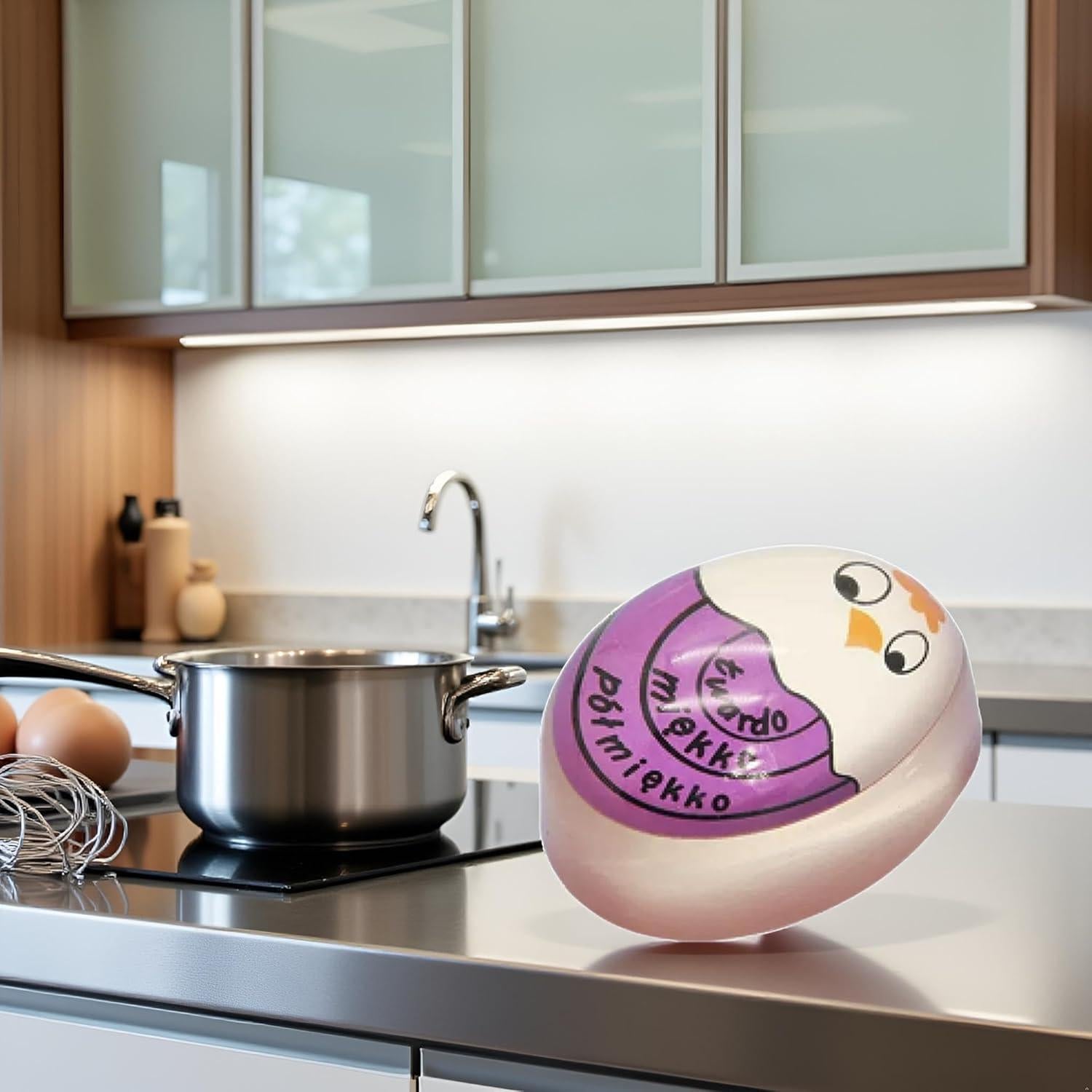 Temporizador de Cocina Jowxsx Púrpura para Huevos Cocidos