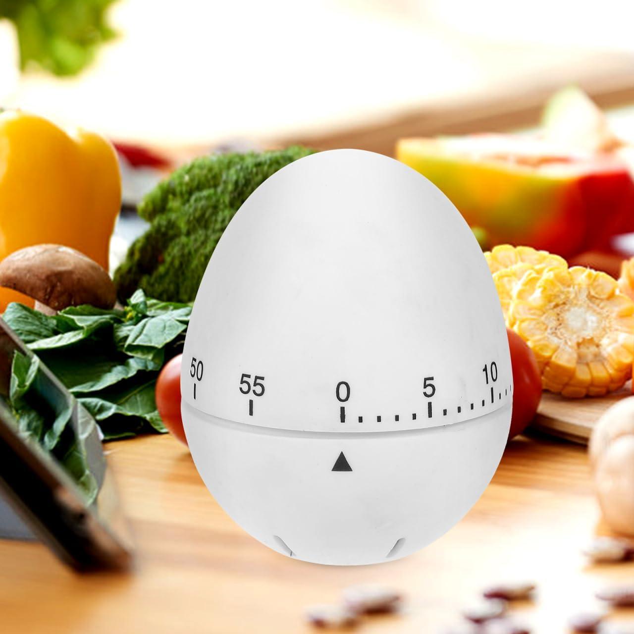 Temporizador de Cocina Mecánico Cabilock, Diseño de Huevo, 7.5 cm