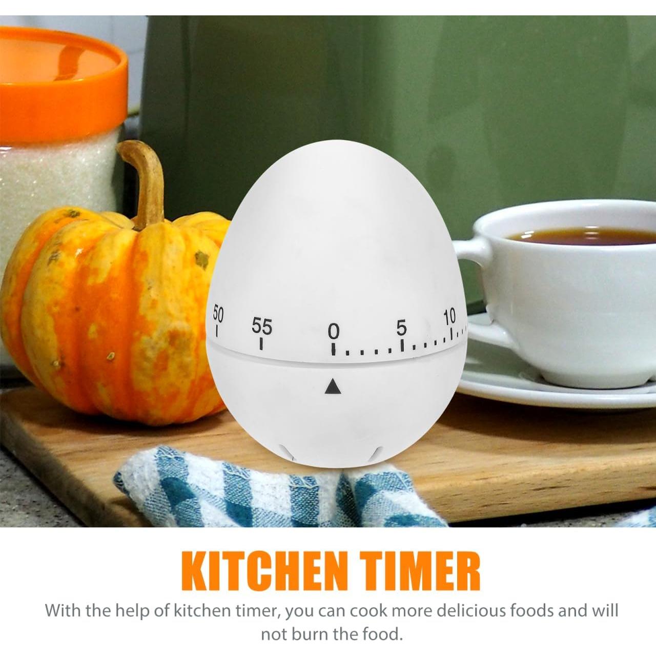 Temporizador de Cocina Mecánico Cabilock, Diseño de Huevo, 7.5 cm