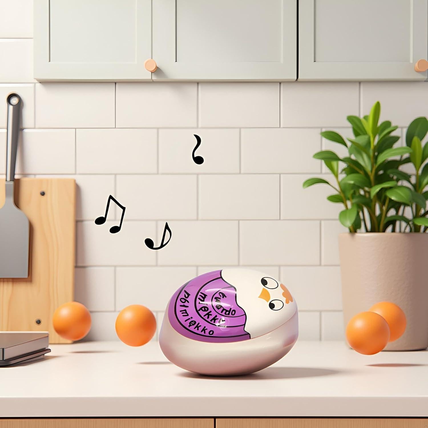 Temporizador de Cocina Sluswallow Púrpura para Huevos Cocidos
