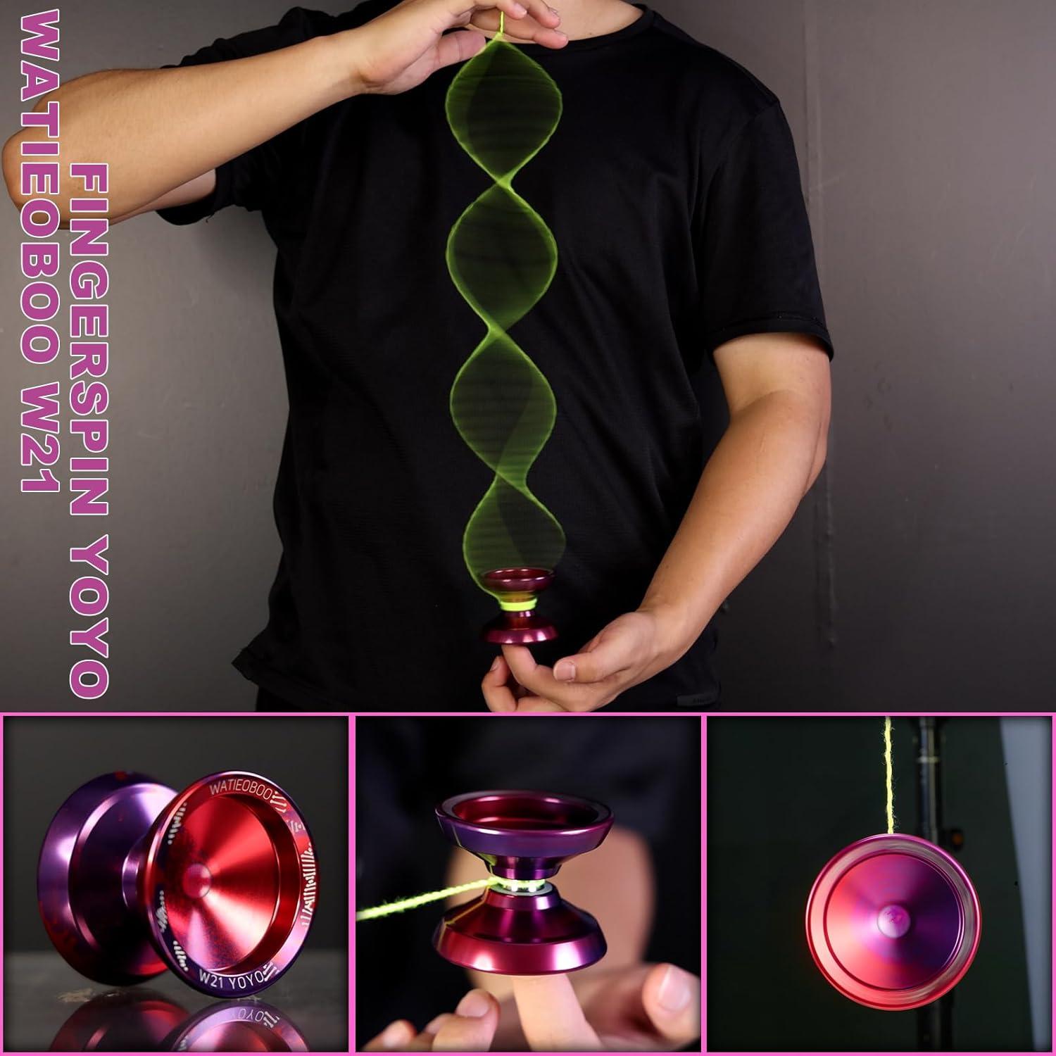 Yoyo WATIEOBOO R8 Profesional con 10 Cuerdas y Estuche