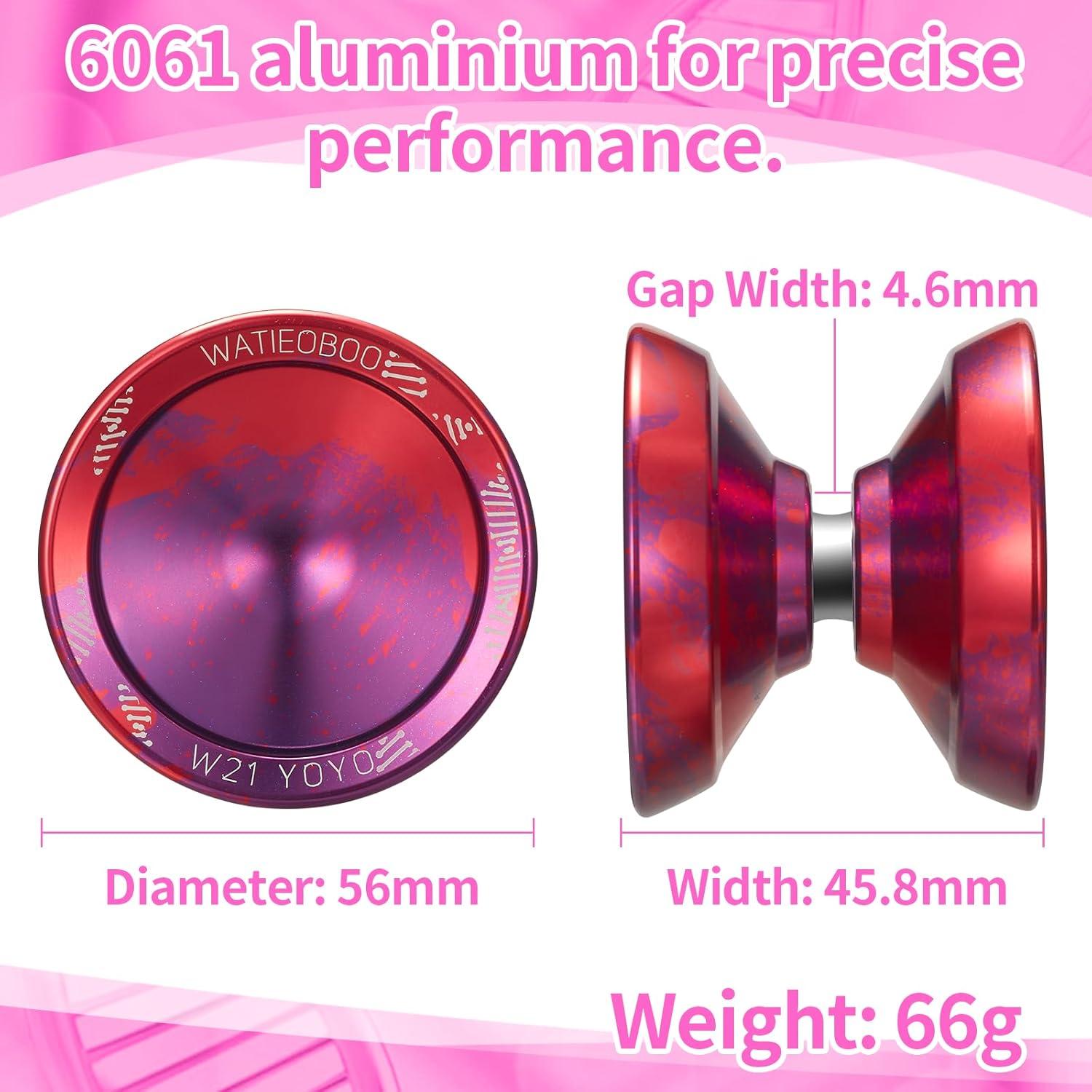 Yoyo WATIEOBOO R8 Profesional con 10 Cuerdas y Estuche