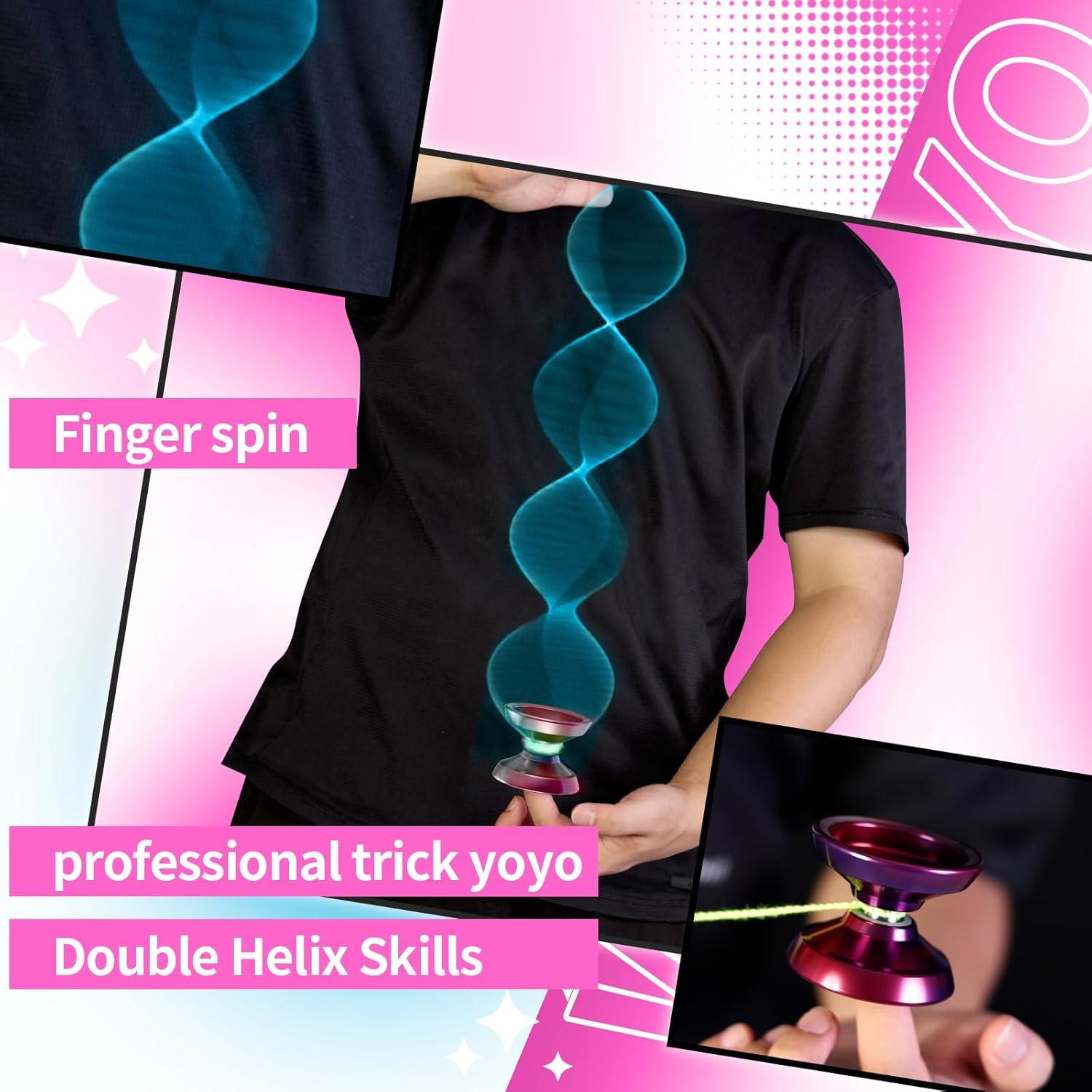 Yoyo WATIEOBOO R8 Profesional con 10 Cuerdas y Estuche