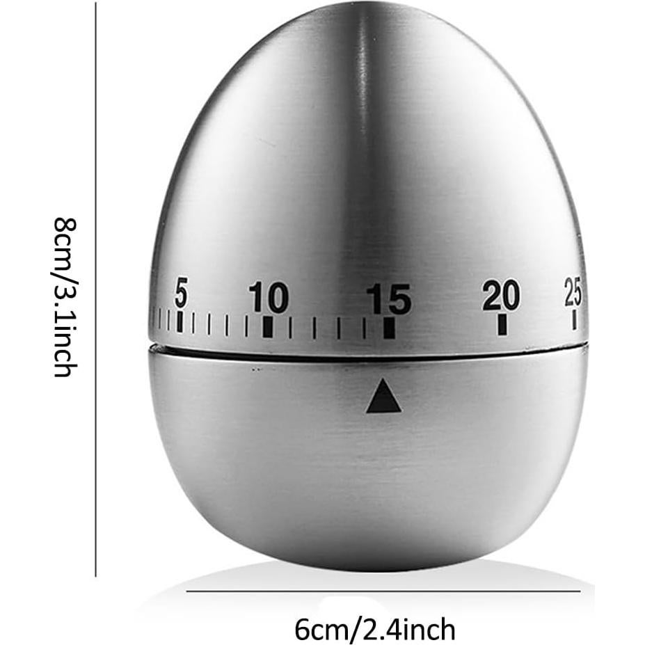 Temporizador de Cocina Mecánico MOBXPAR en Forma de Huevo 60 Min