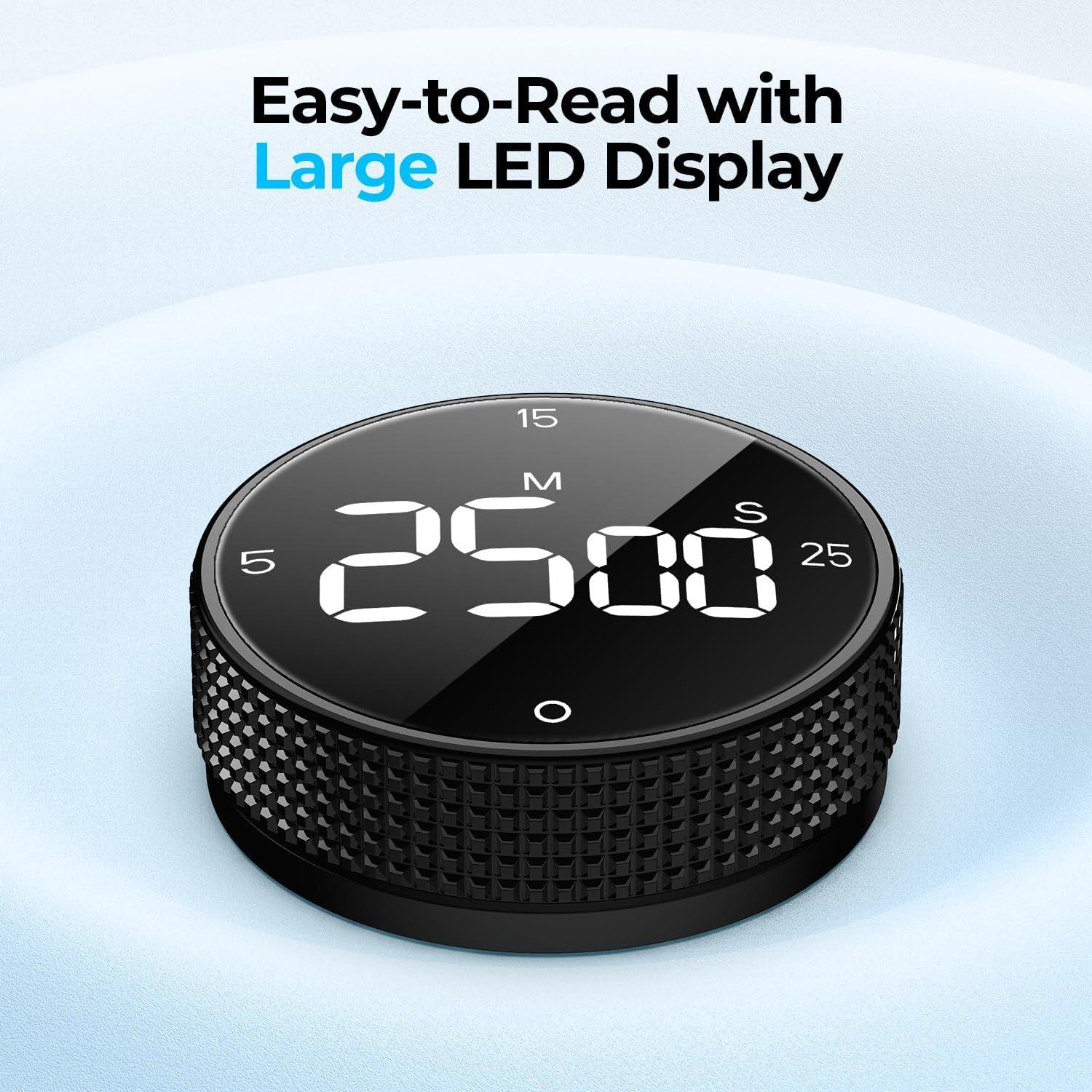 Temporizador Magnético Recargable Allbean 800mAh Pantalla LED