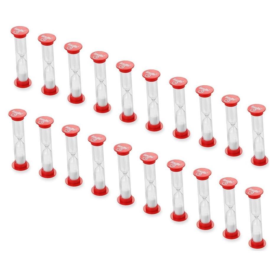 Temporizadores de Arena Dsmile Set de 20 - 1 Minuto